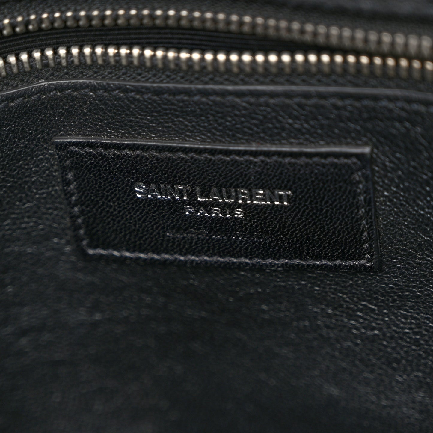 Suede Crocodile Embossed Small Sac De Jour Black