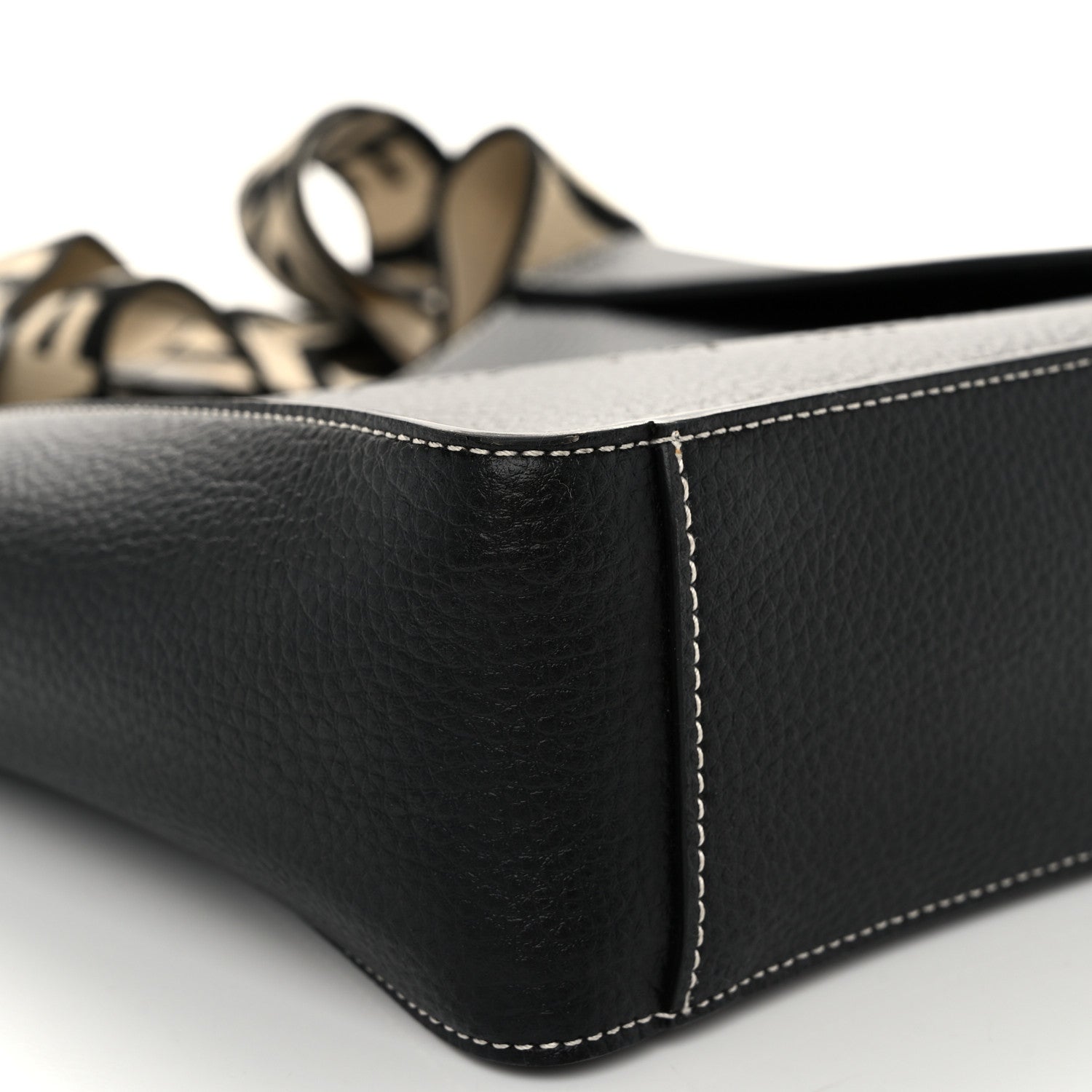 Stella McCartney Grainy Alter Mat Perforated Logo Mini Crossbody Black 8 of 9