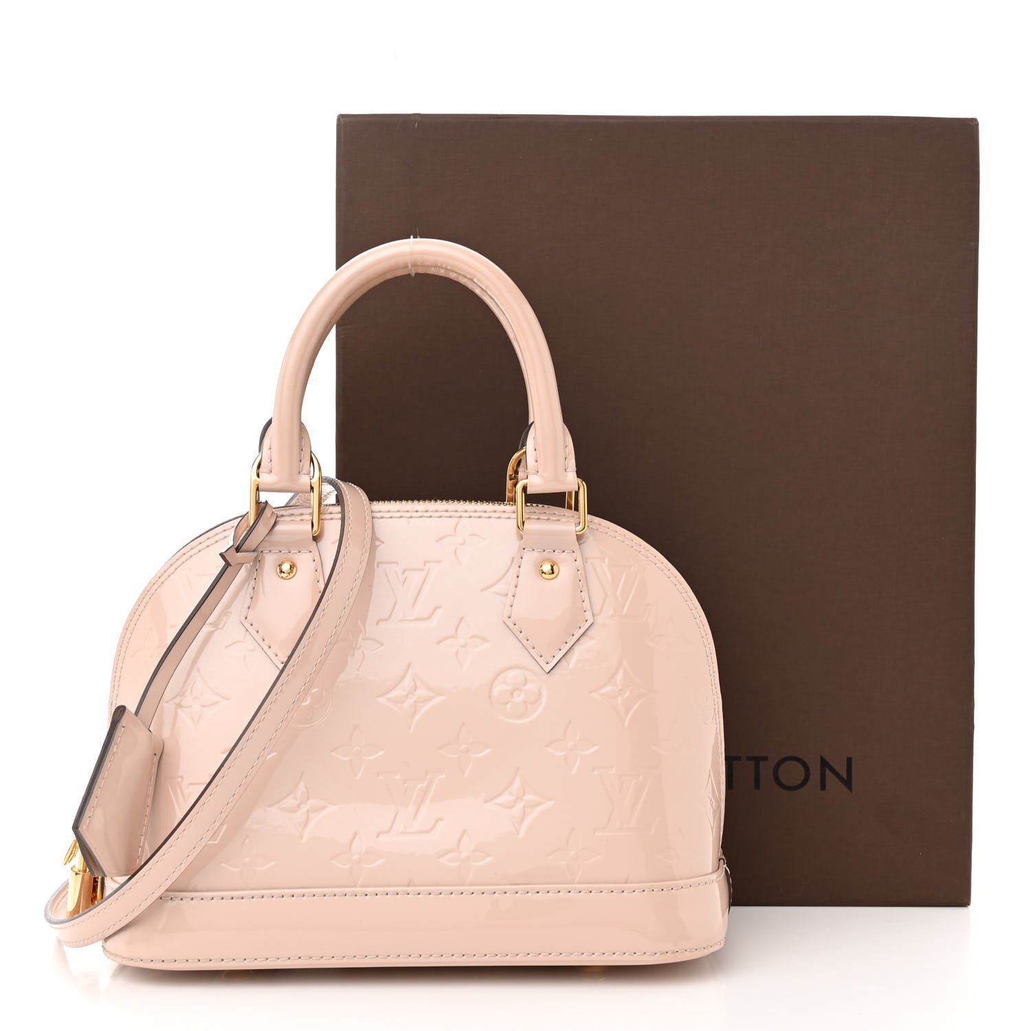Louis Vuitton Vernis Alma BB Rose Angelique 12 of 12