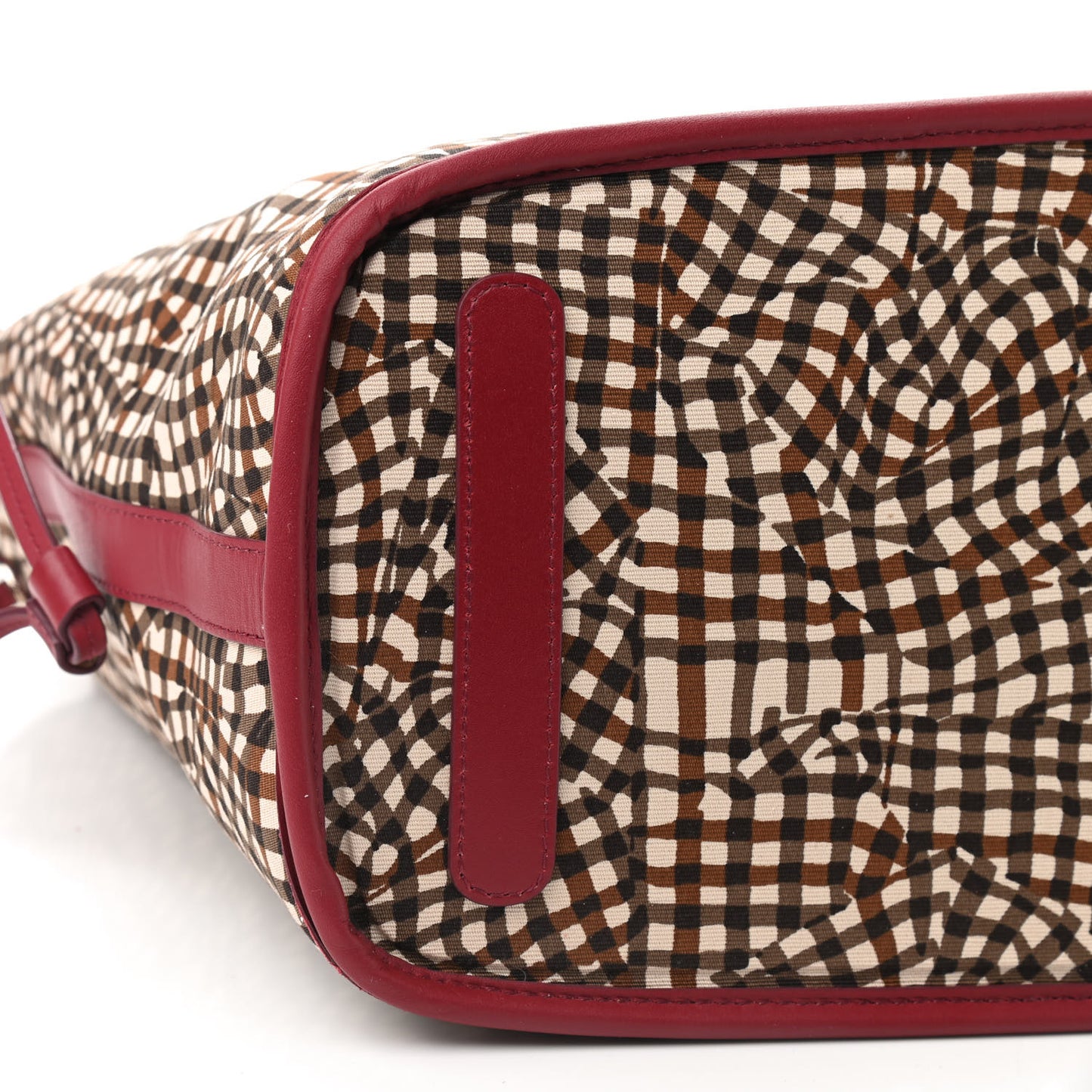 Visetos Medium Liz Reversible Shopper Tote Beige Red