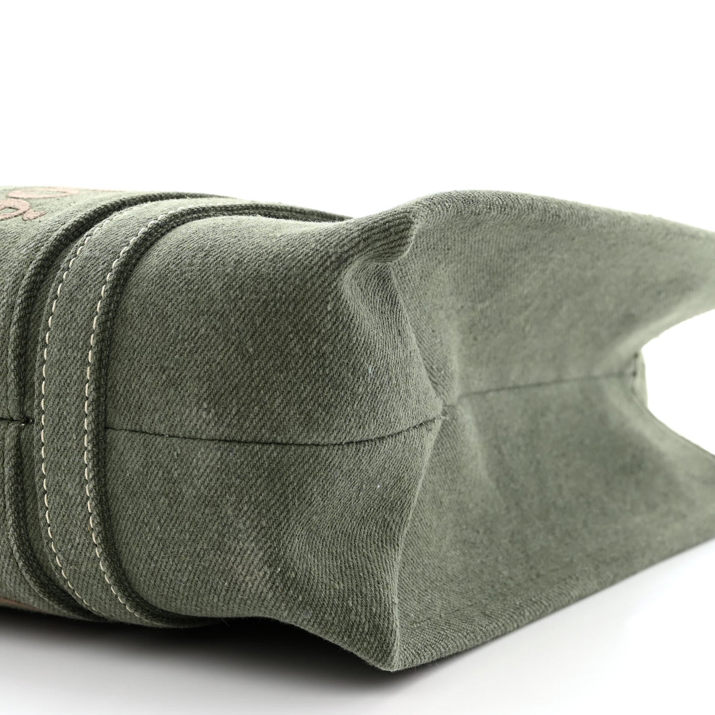 Linen Medium Woody Tote Wide Forest