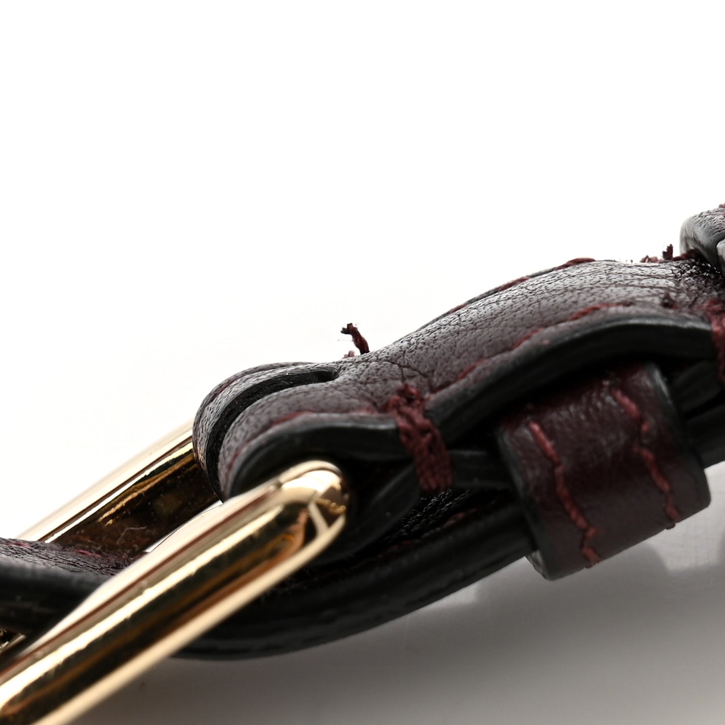 Grained Calfskin Small Diorama Flap Bag Burgundy