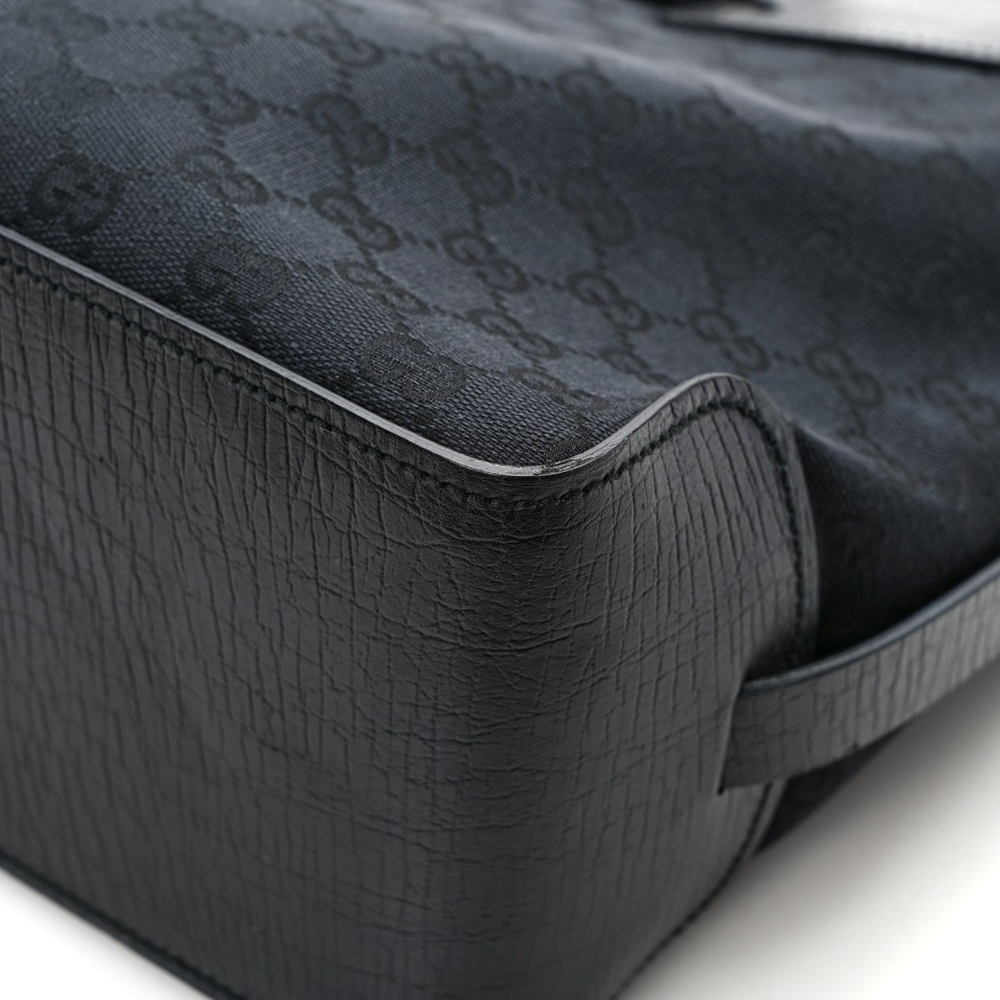 Monogram Large Tote Black