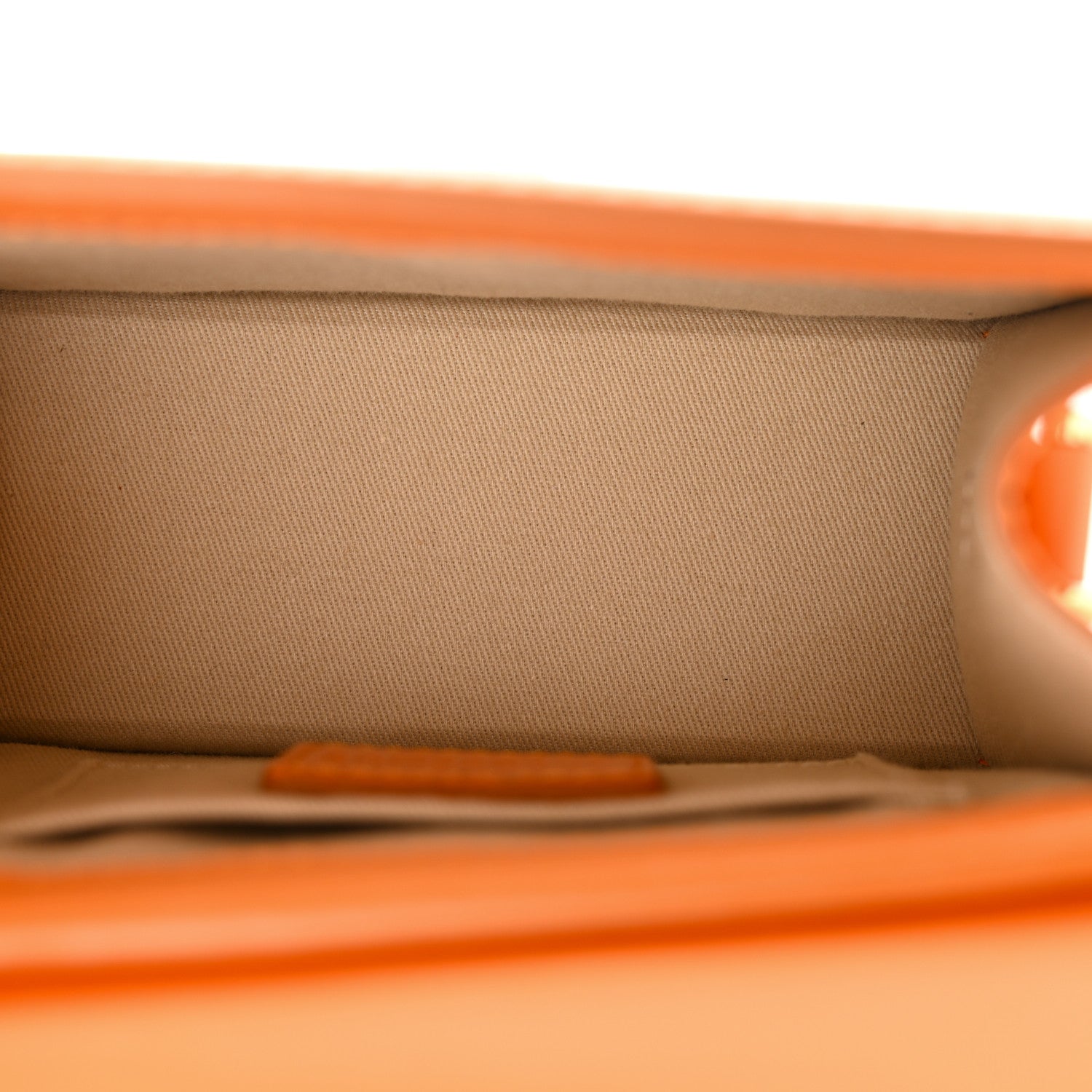 Jacquemus Smooth Calfskin Le Chiquito Noeud Orange 5 of 9