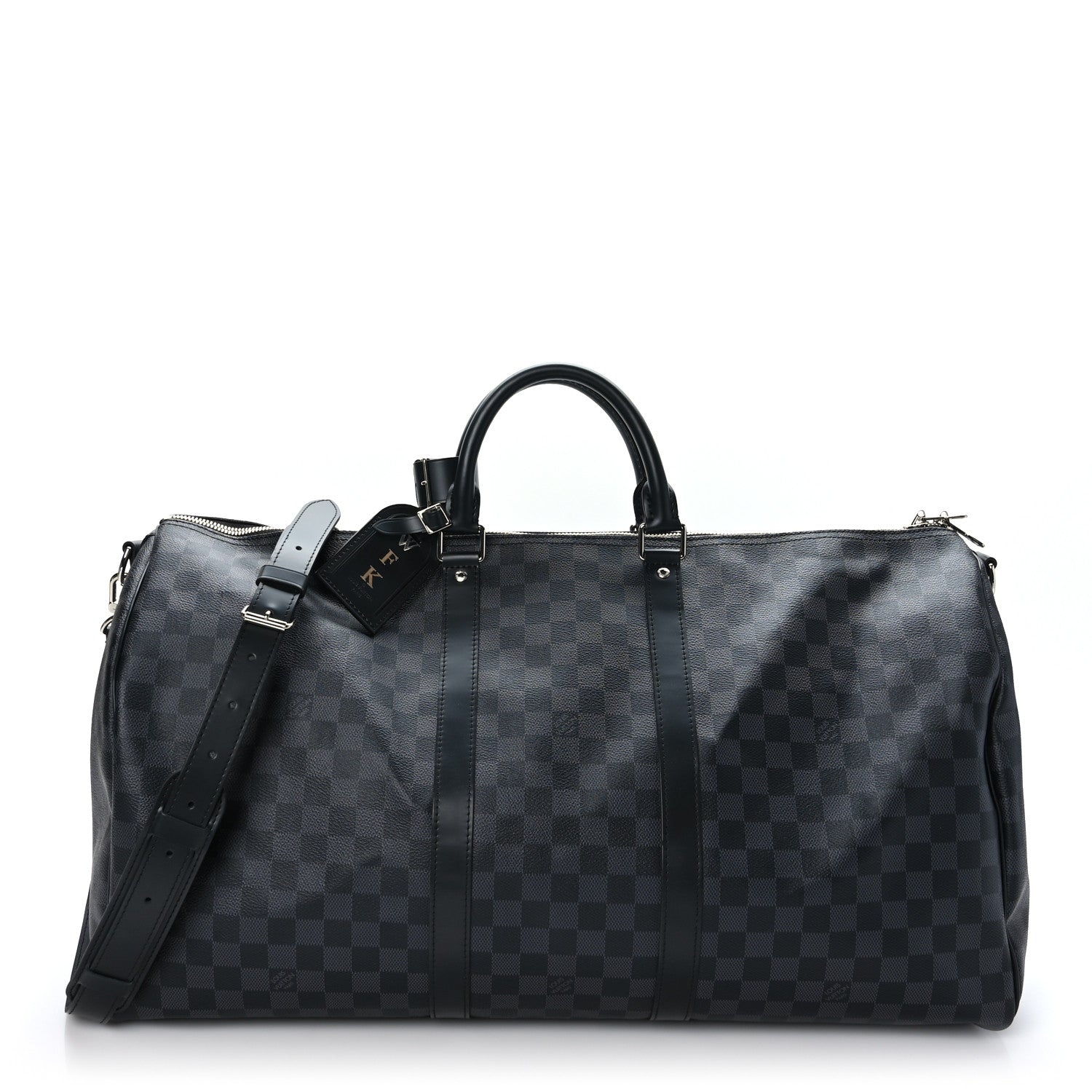 Louis Vuitton Damier Graphite Keepall Bandouliere 55 1 of 11