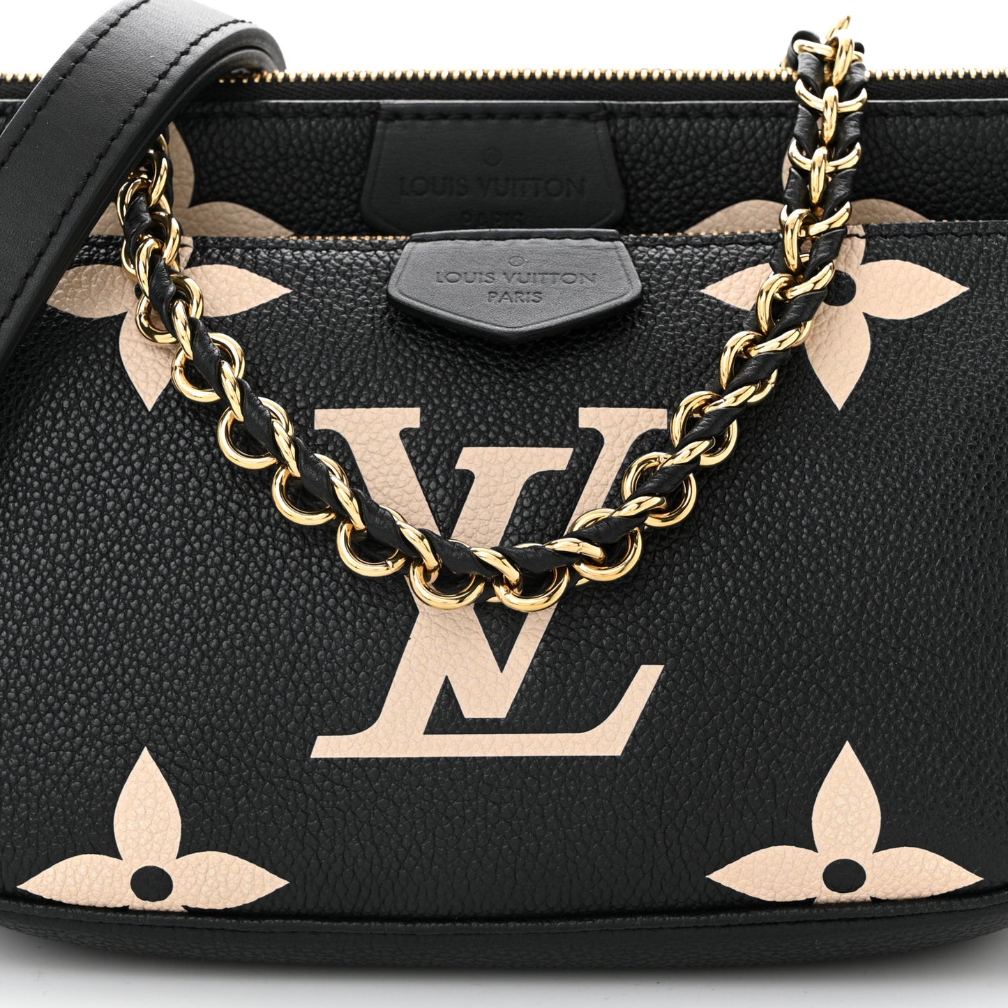 Empreinte Monogram Giant Multi Pochette Accessories Black Beige