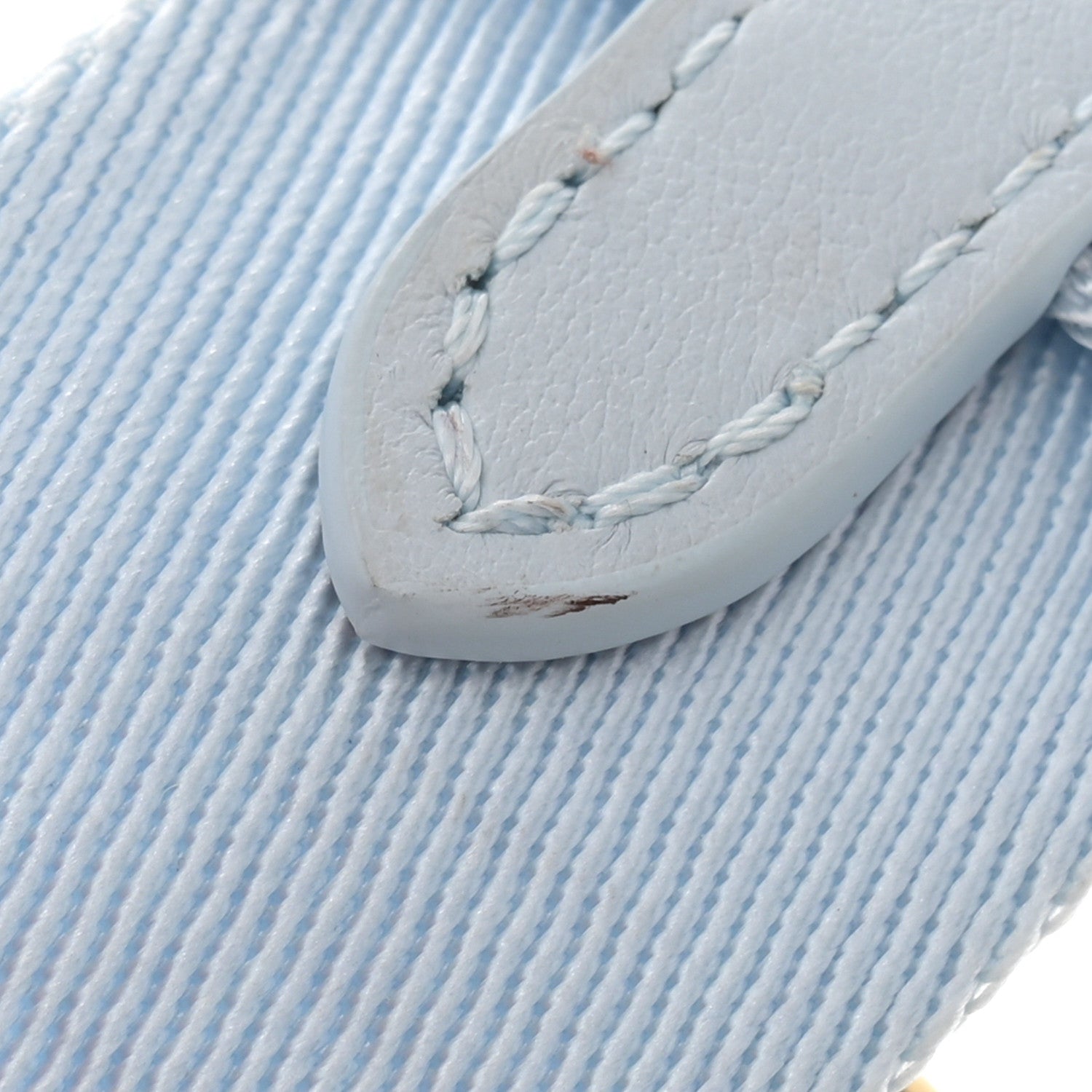 Louis Vuitton Calfskin Bubblegram Alma BB Ice Blue 9 of 11