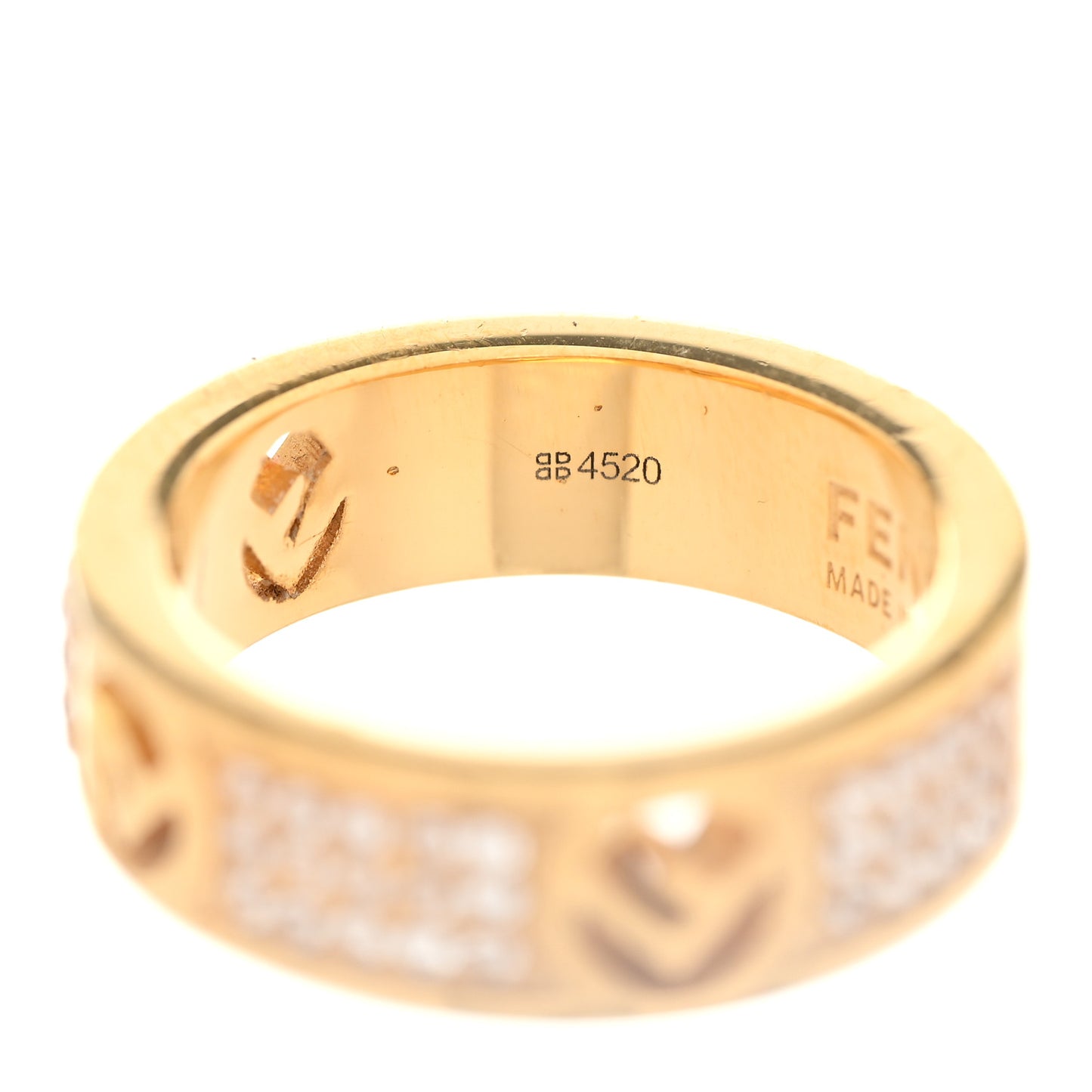 Crystal FF Ring S Gold