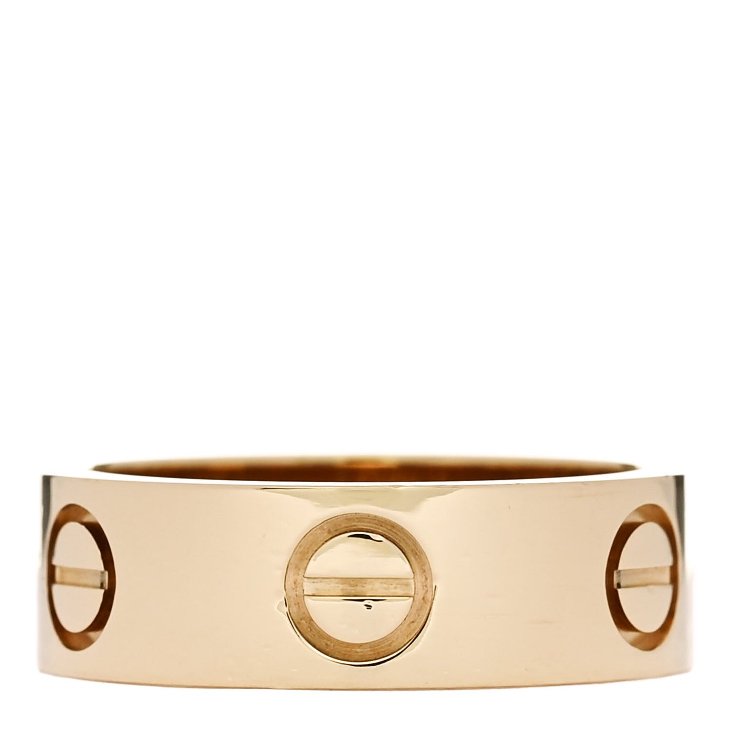 18K Yellow Gold 5.5mm LOVE Ring 48 4.5