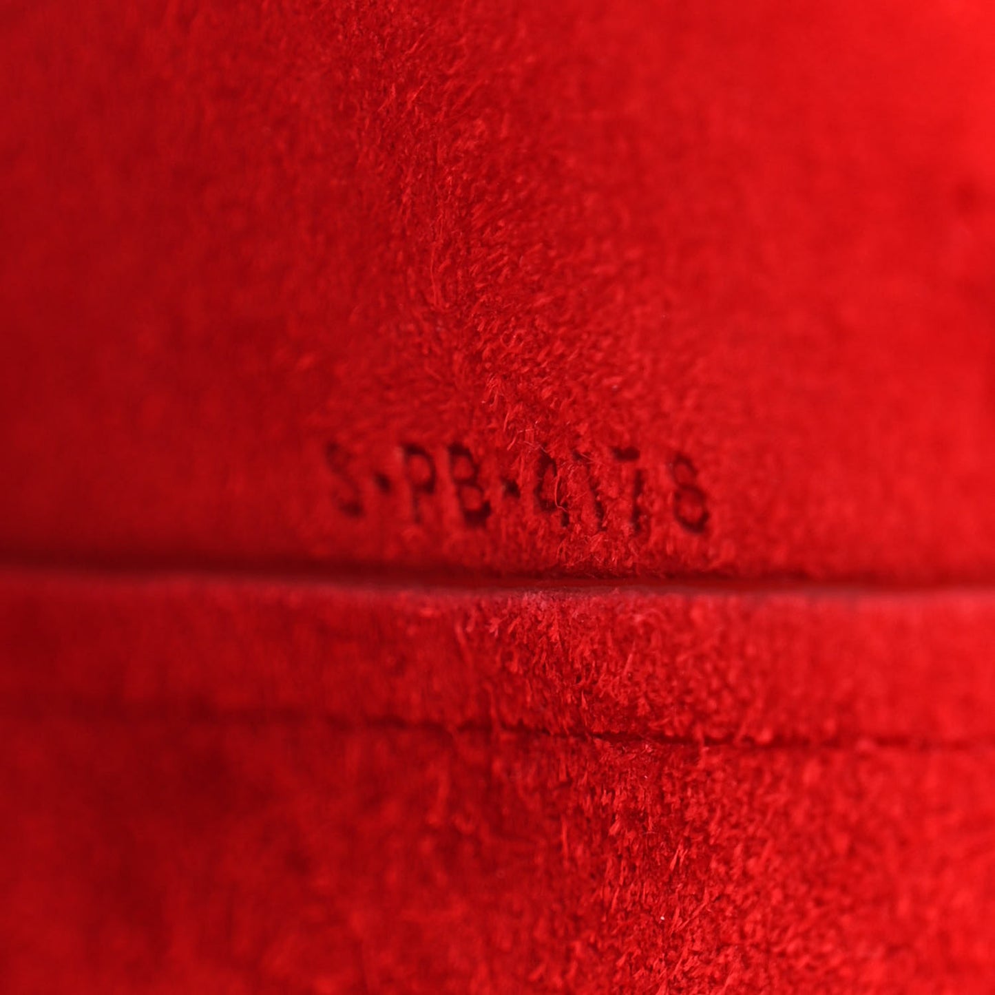 Grained Calfskin Nano Belt Bag Ruby