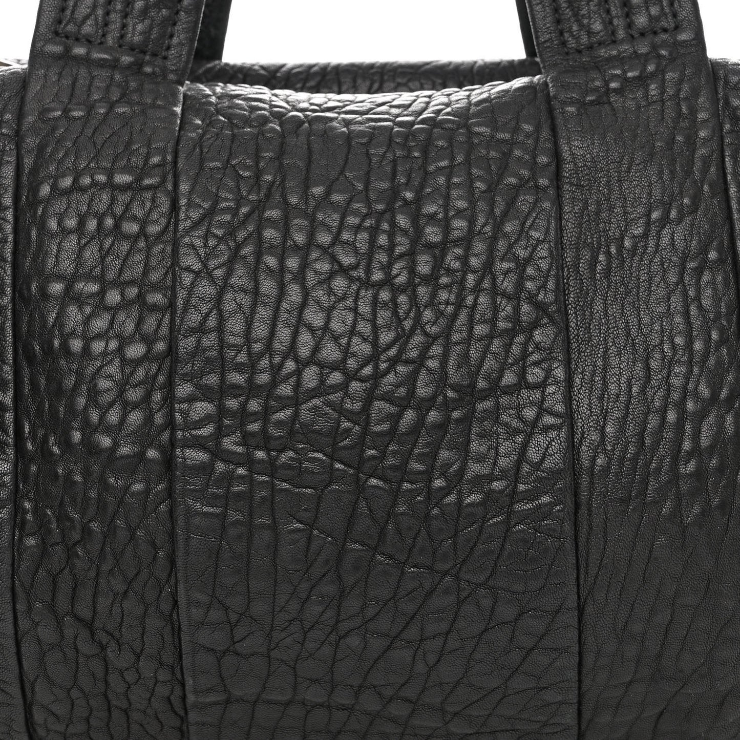 Pebbled Lambskin Rockie Black Nickel Hardware