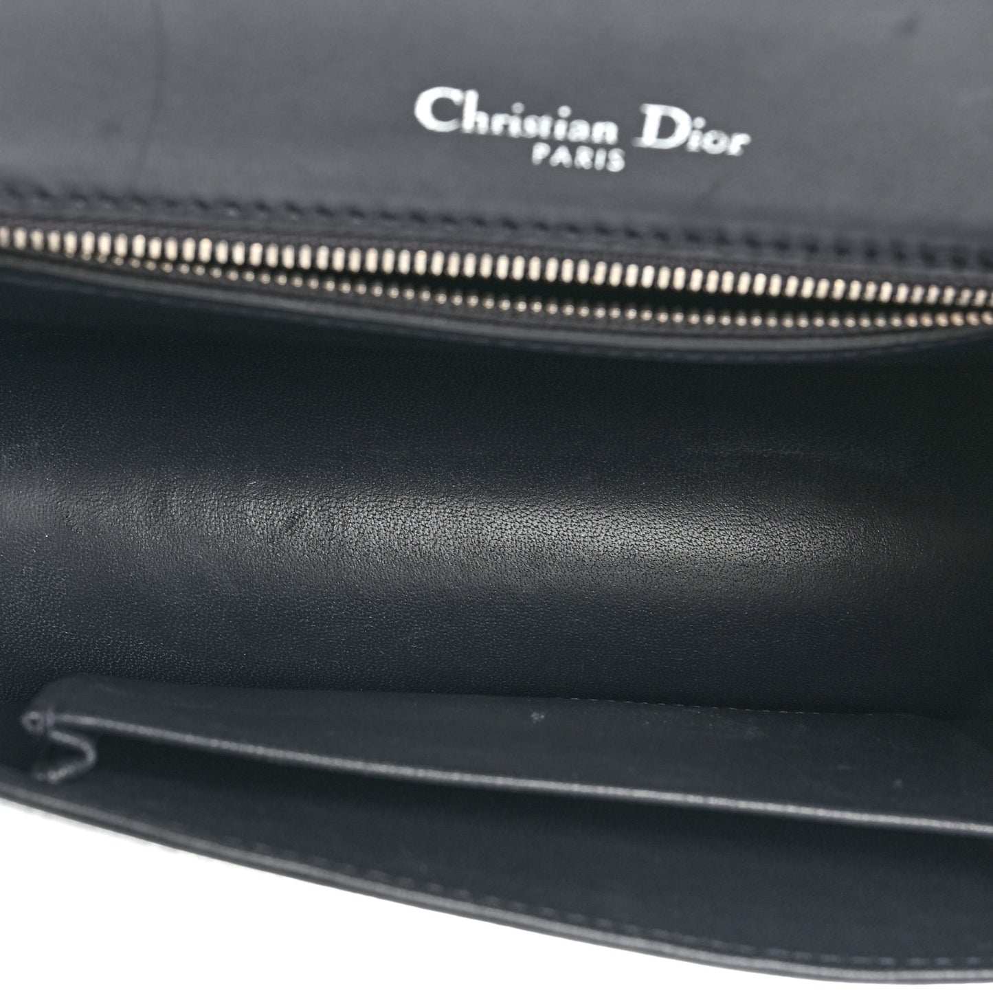 Metallic Patent Micro-Cannage Medium Diorama Flap Bag Silver
