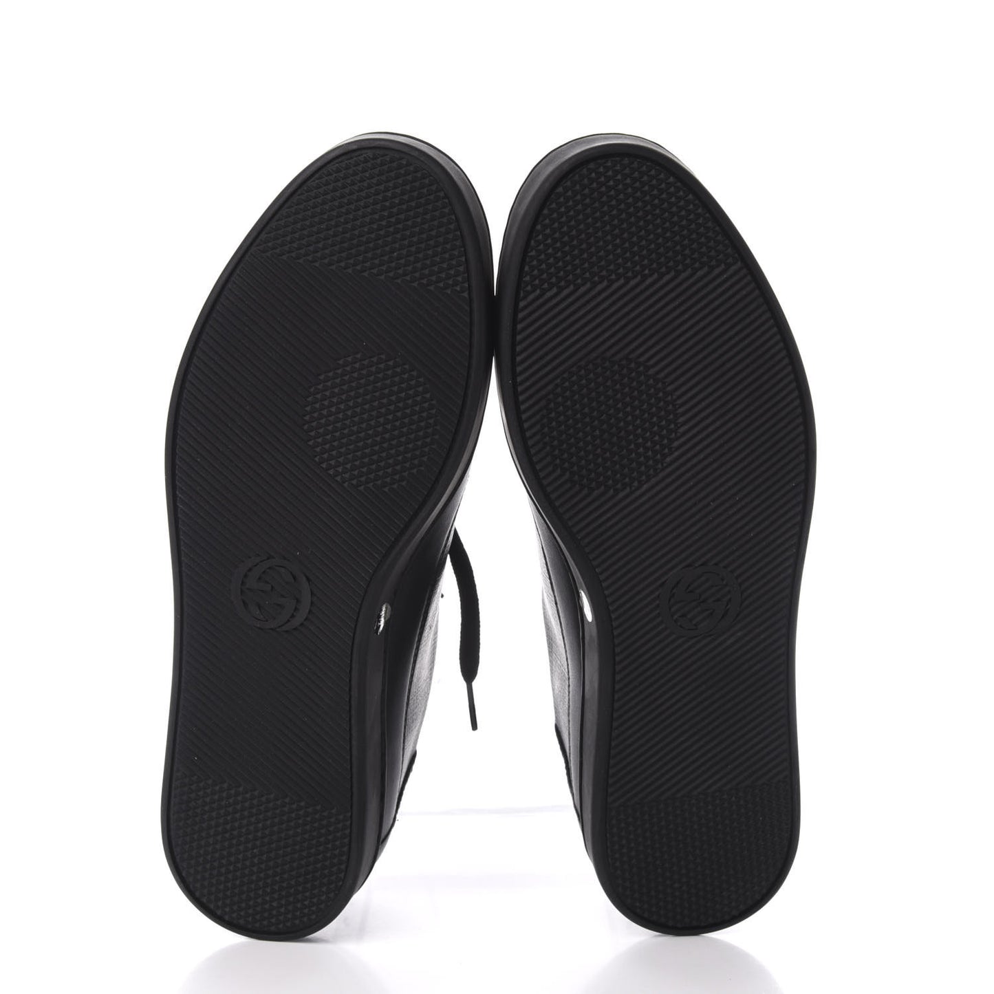 GG Supreme Monogram Mens Low Top Sneakers 9.5 Black