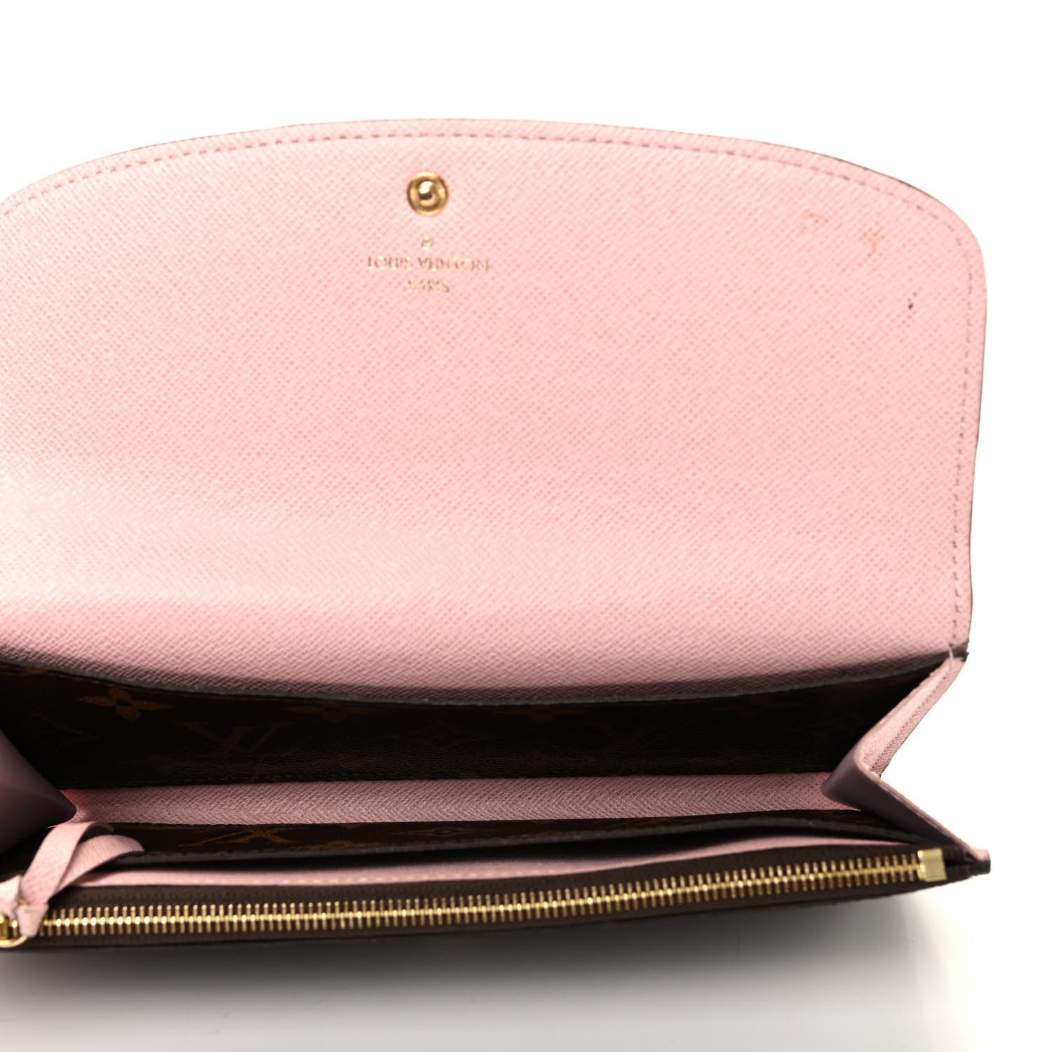 Louis Vuitton Monogram Emilie Wallet Rose Ballerine 5 of 10