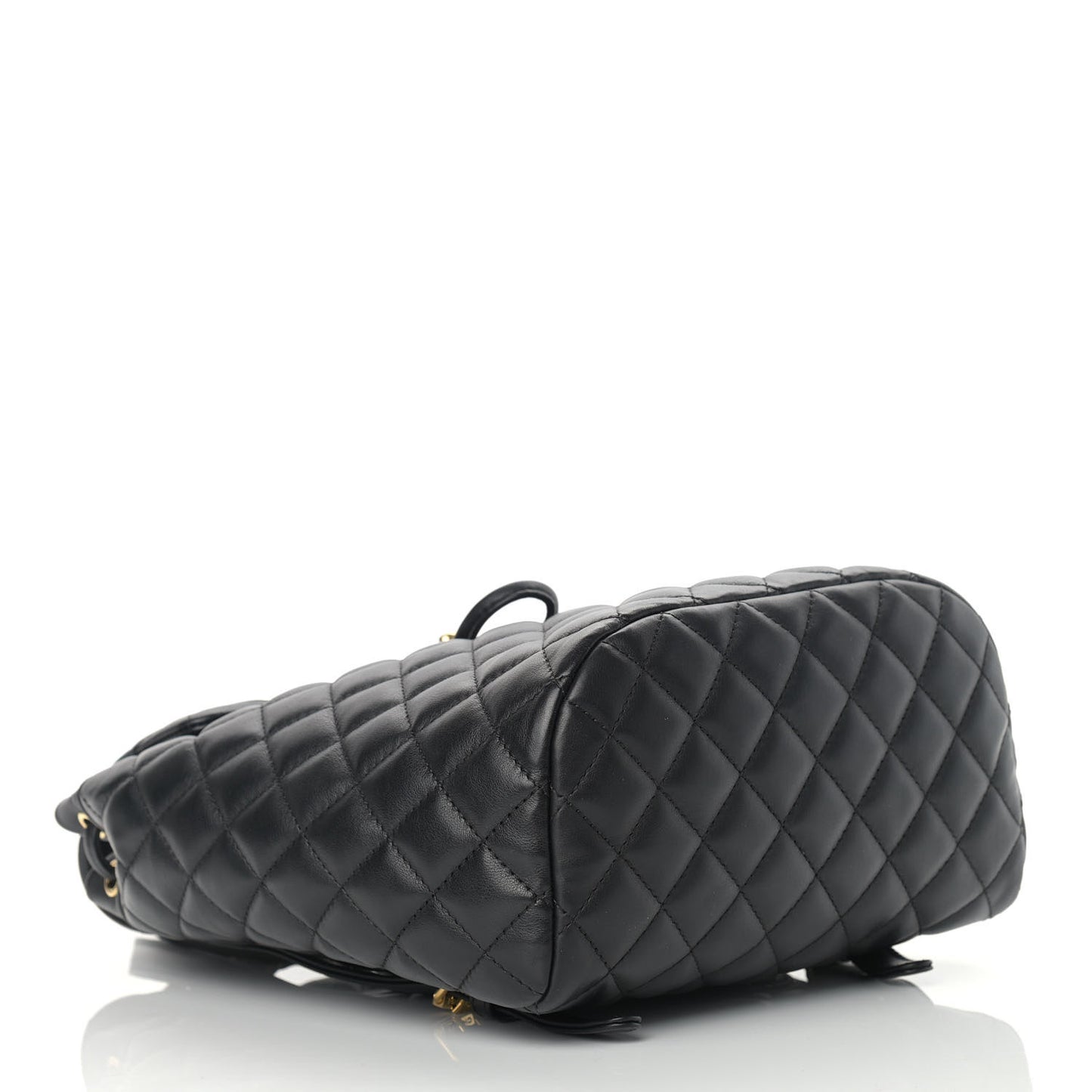 Lambskin Quilted Small Urban Spirit Backpack Black