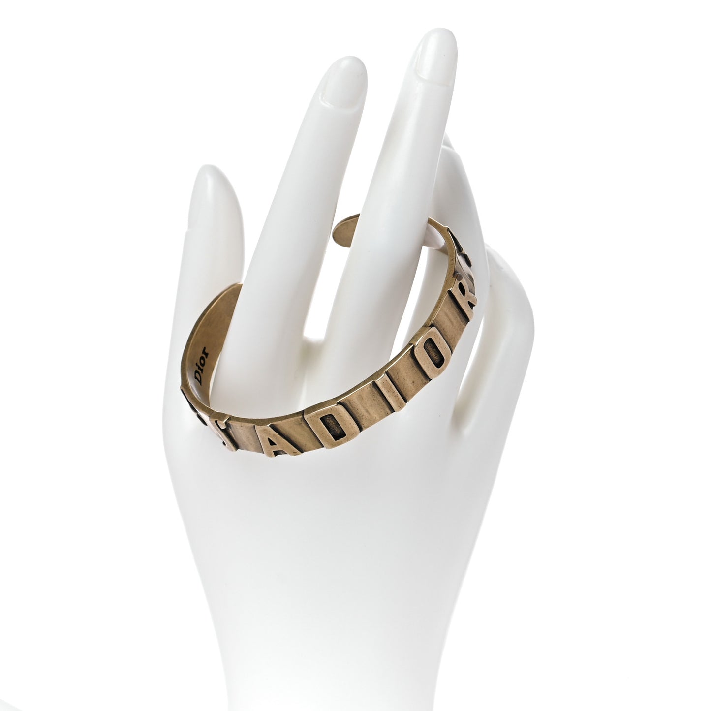 Metal J'Adior Bracelet Cuff Gold