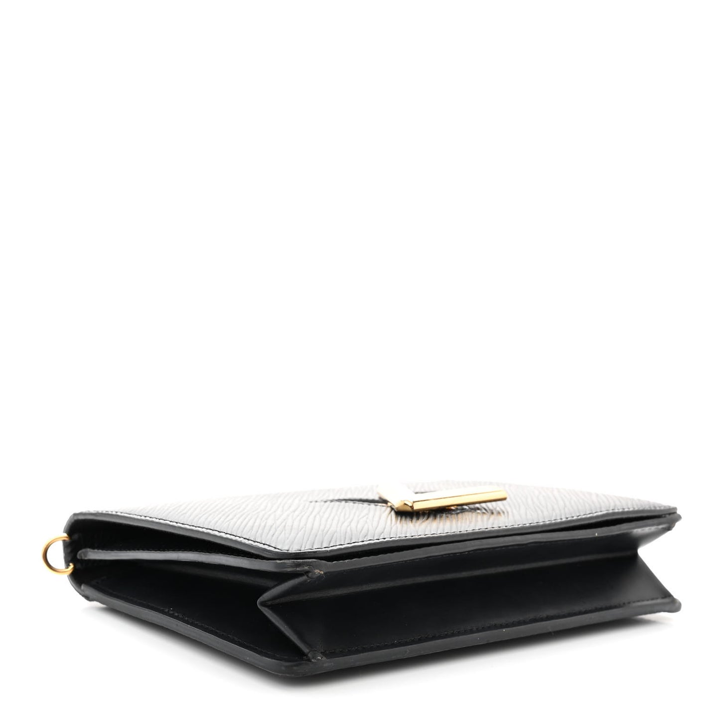 Epi Twist Belt Chain Wallet Black