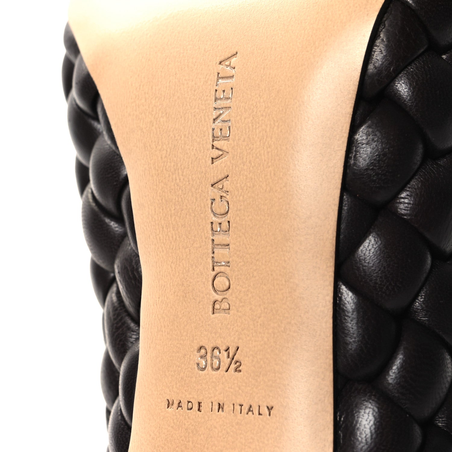 Bottega Veneta Nappa Padded Intreccio The Curve Sandals 36.5 Fondant 6 of 8
