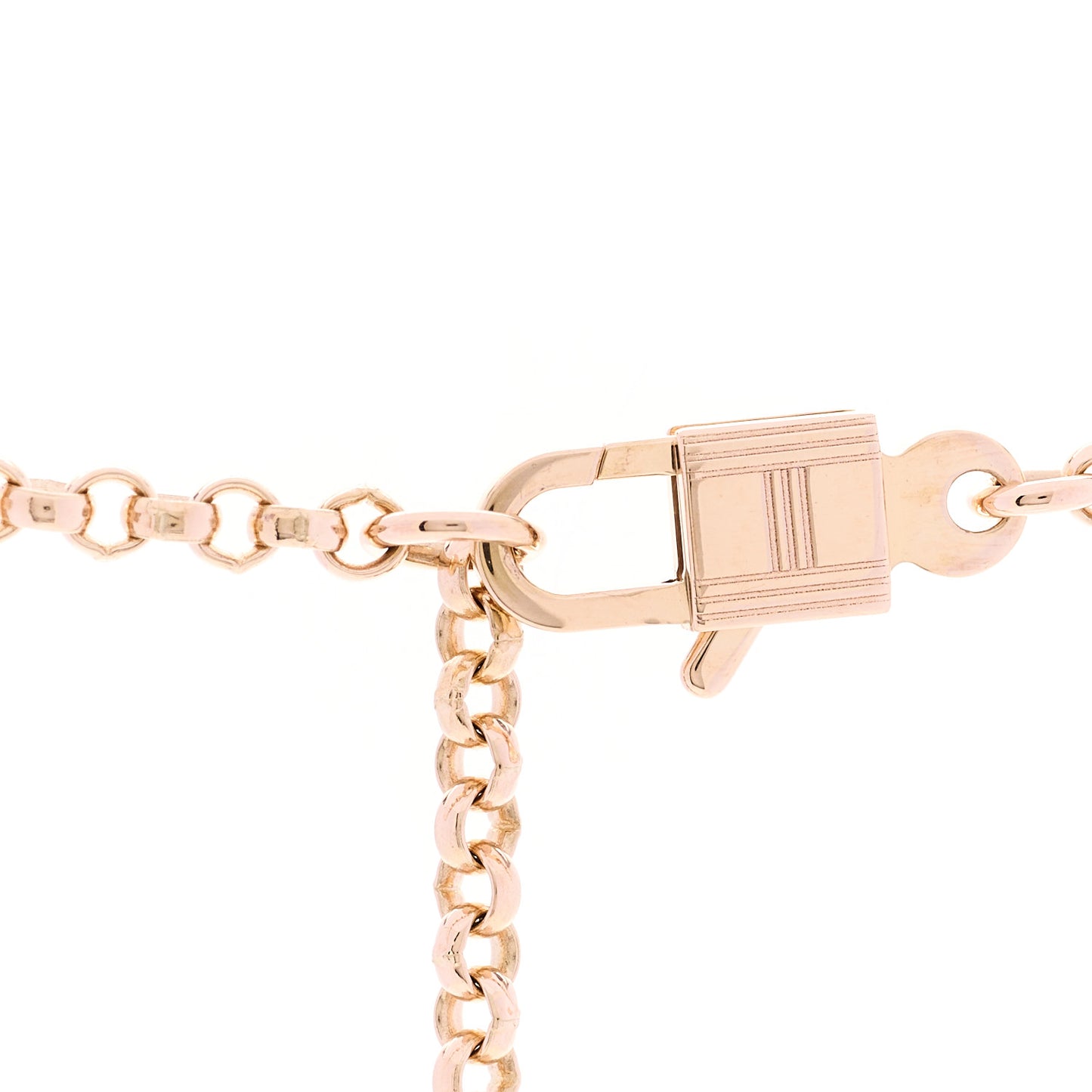 18K Rose Gold Diamond PM Kelly Clochette Necklace
