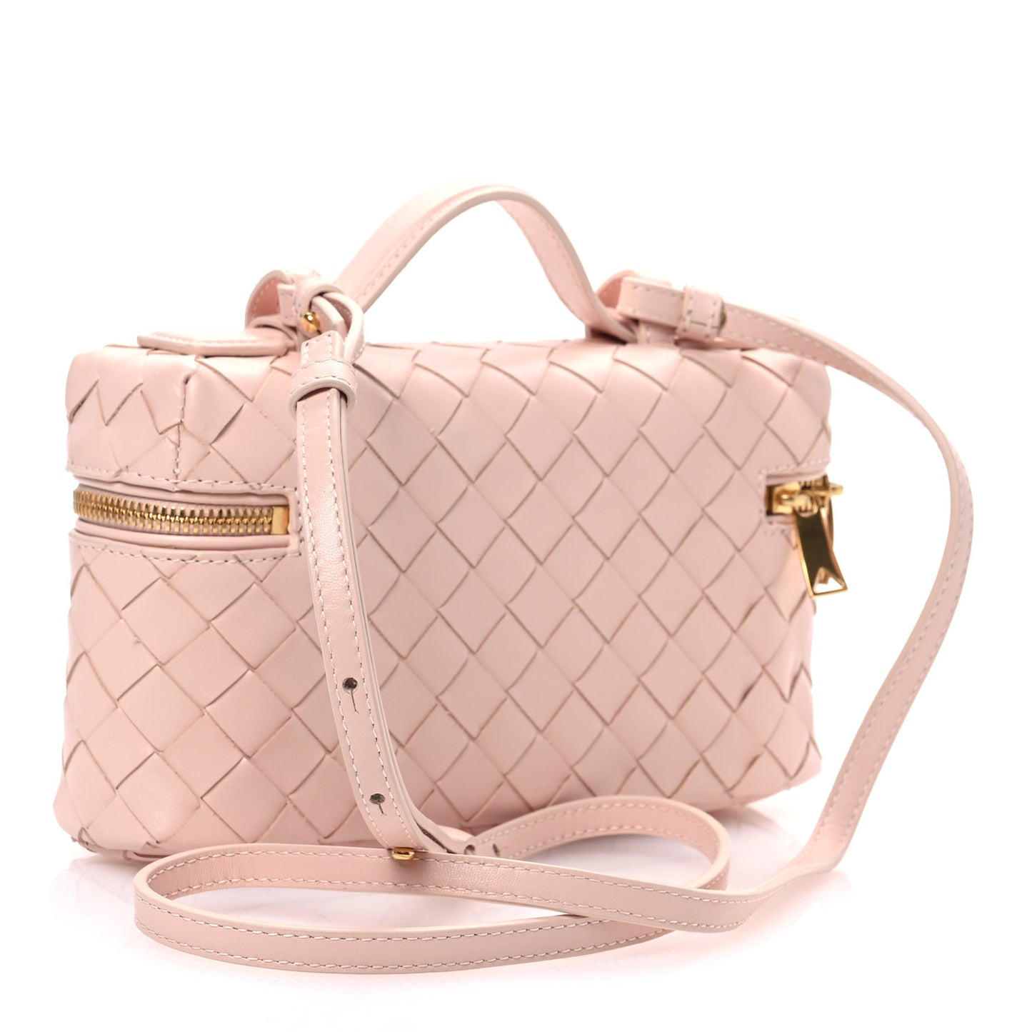 Calfskin Intrecciato Bang Bang Vanity Case Cameo
