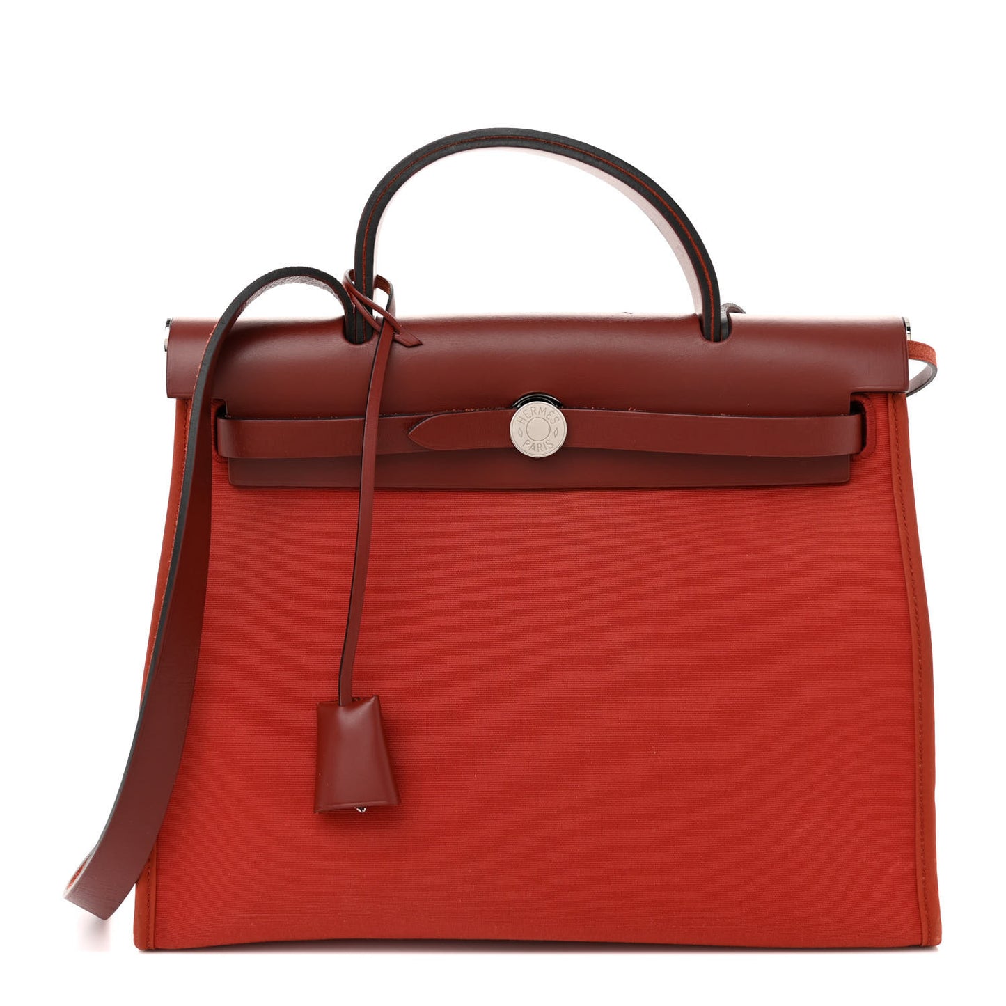 Military Toile Vache Hunter Herbag Zip 31 PM Rouge Grenat Rouge H