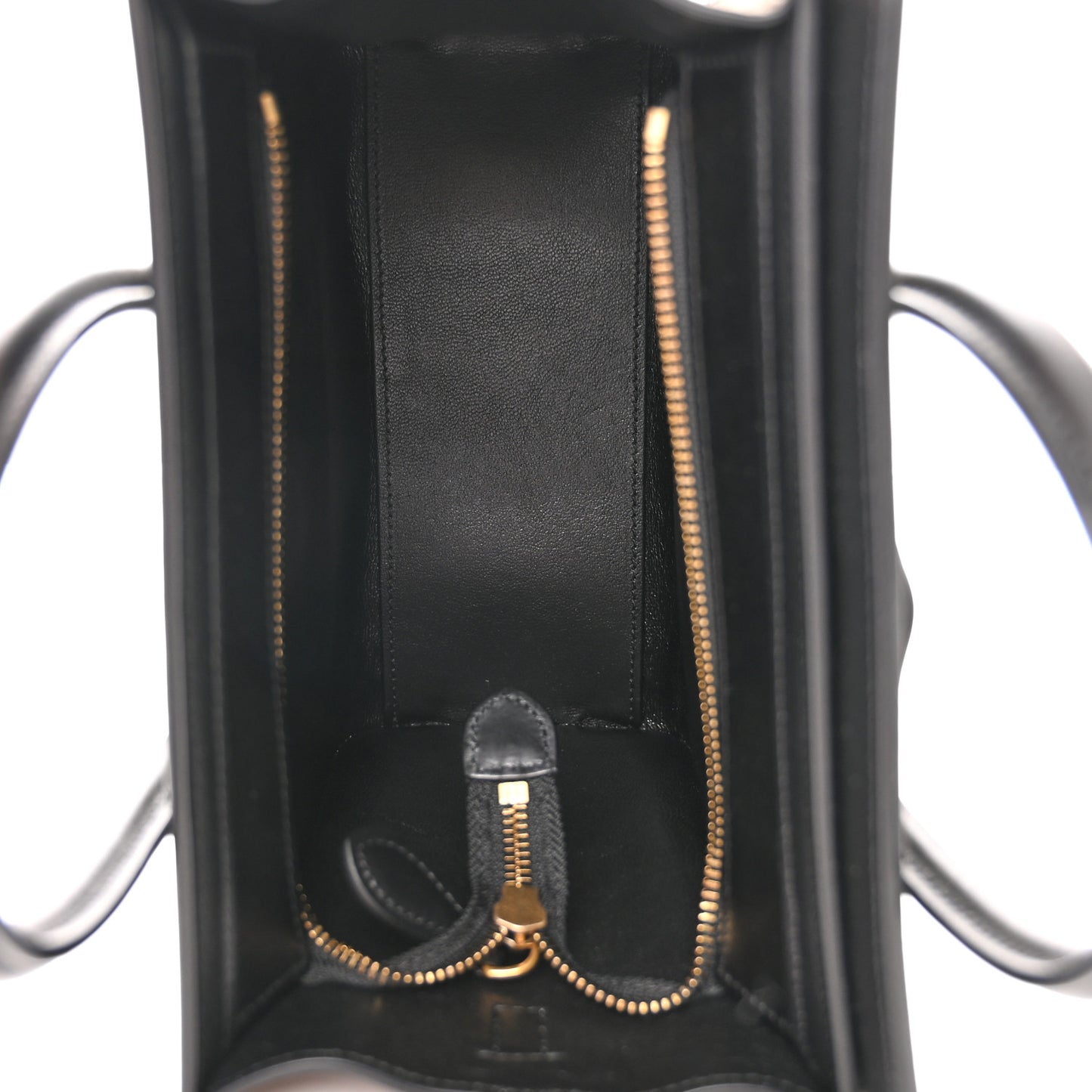 Baby Grained Calfskin Nubuck Nano Tri-Color Luggage Olive