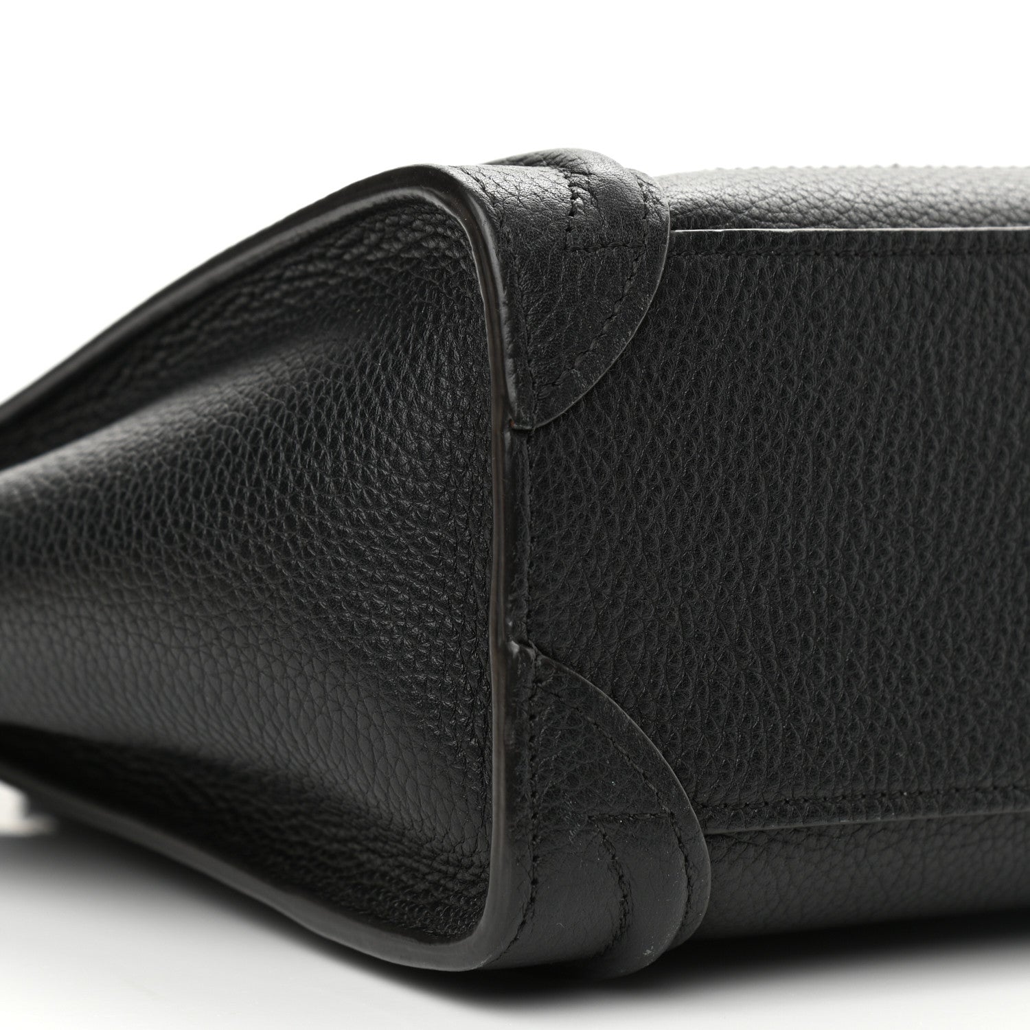 Celine Drummed Calfskin Nano Luggage Black 8 of 12