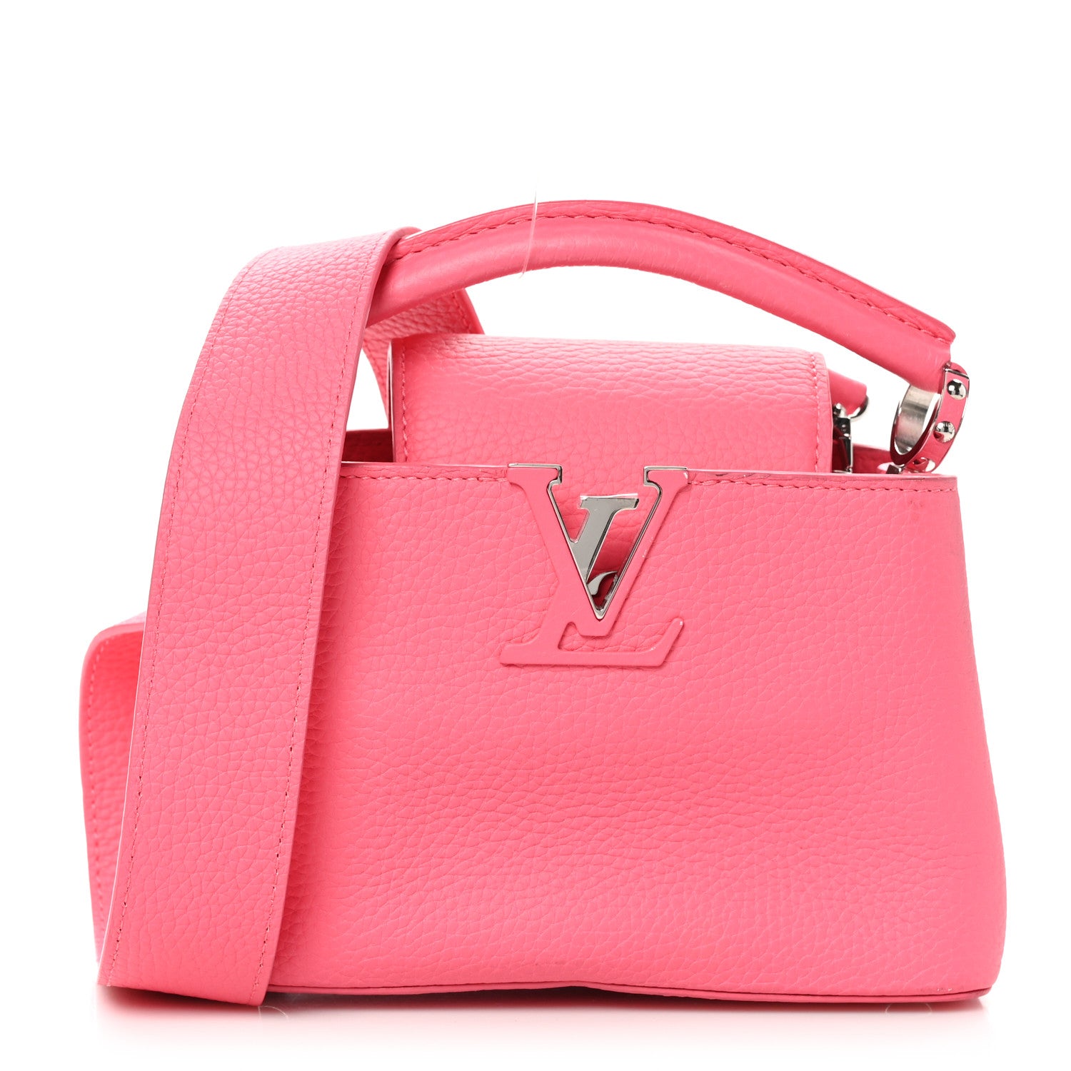 Louis Vuitton Taurillon Capucines Mini Pink 1 of 12