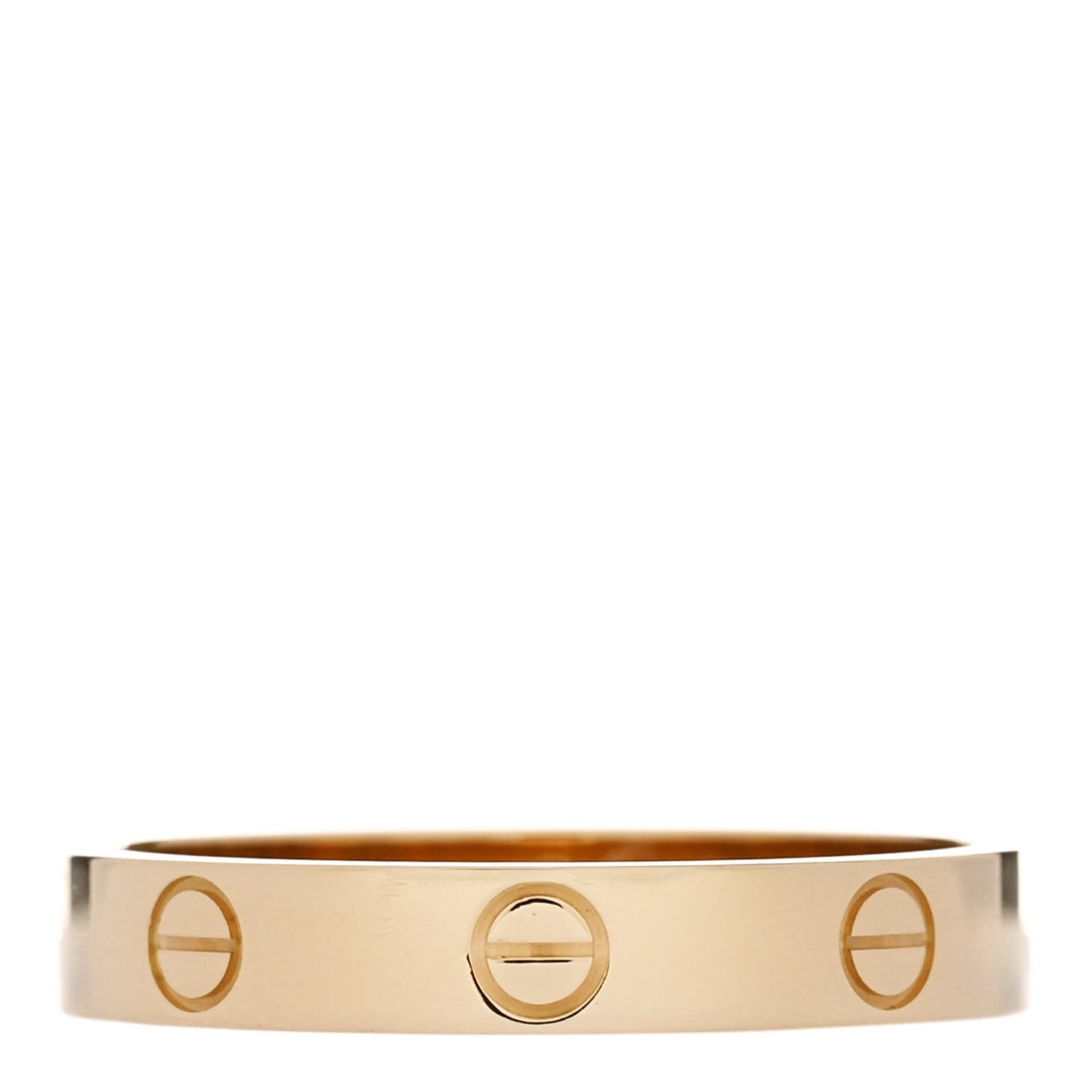 18K Yellow Gold 3.5mm LOVE Wedding Band Ring 59 8.75