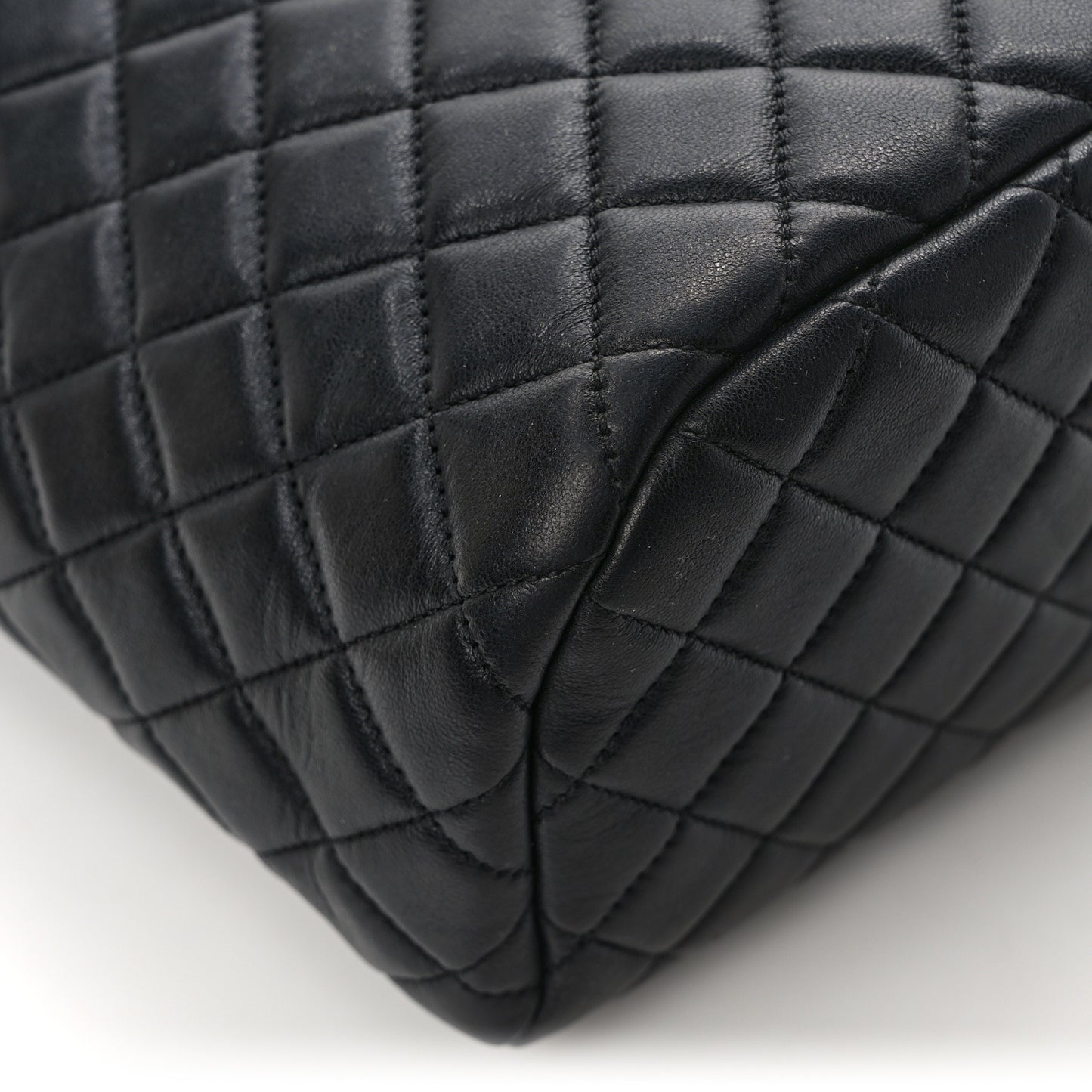 Lambskin Quilted Small Urban Spirit Backpack Black