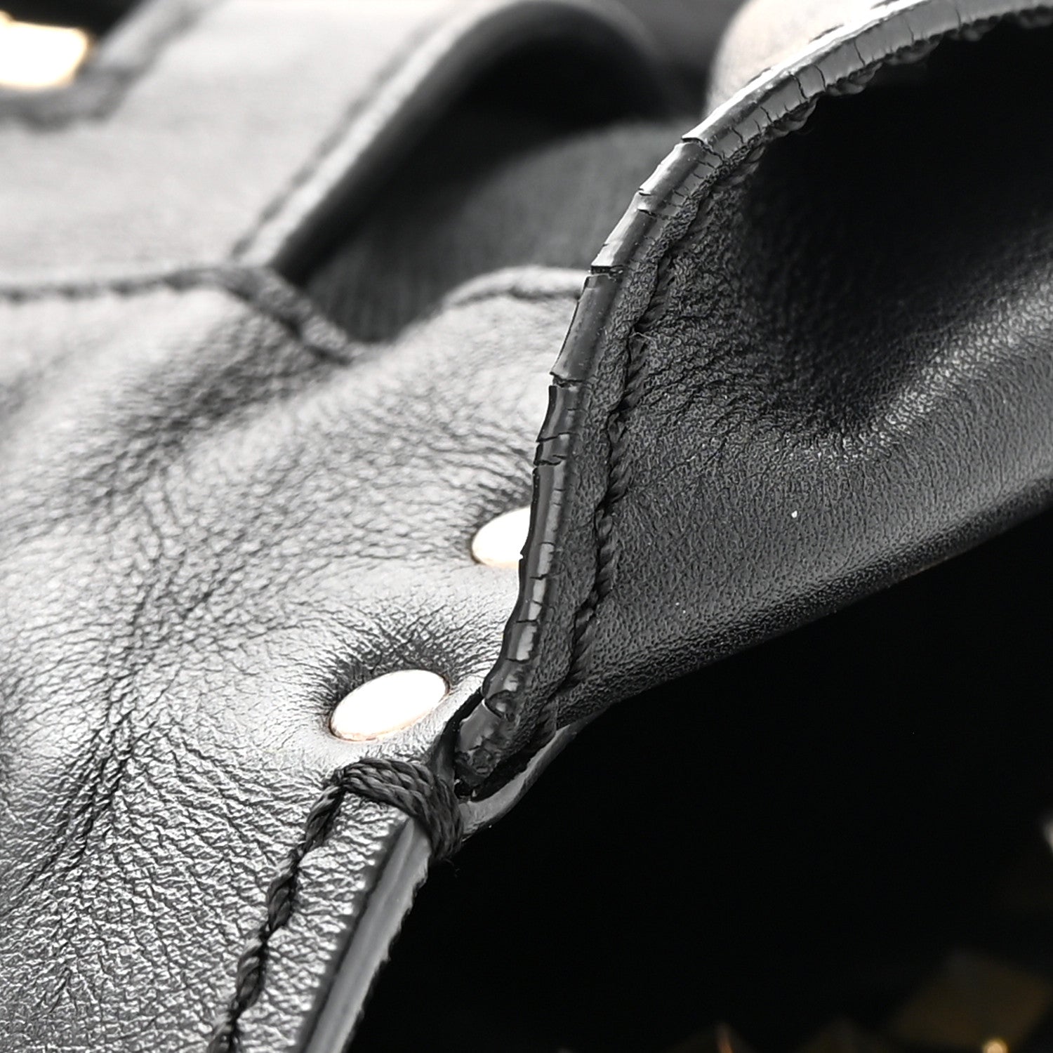 Valentino Garavani Vitello Medium Rockstud Tote Black 13 of 14