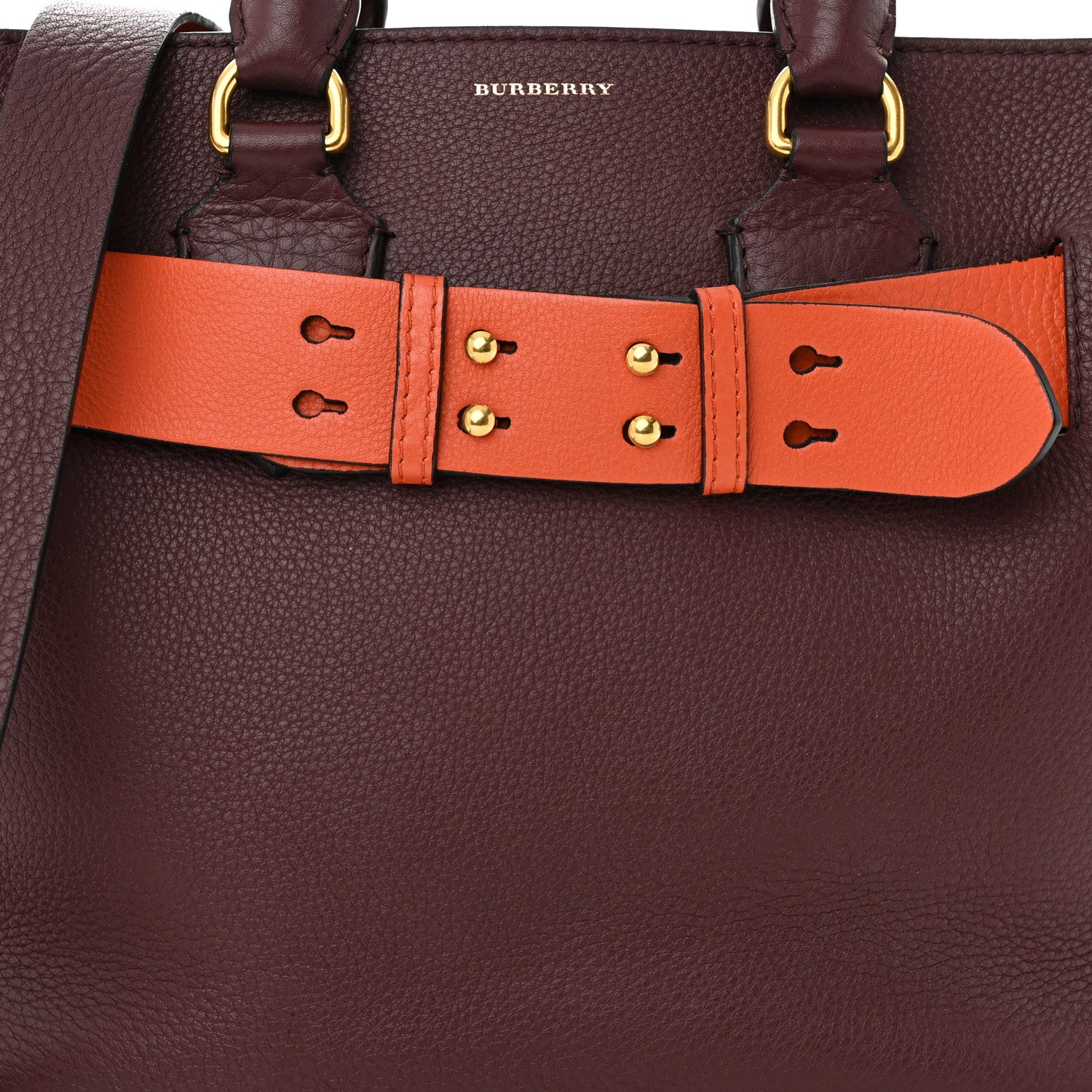 Burberry Grainy Calfskin Baby Belt Bag Deep Claret 8 of 14