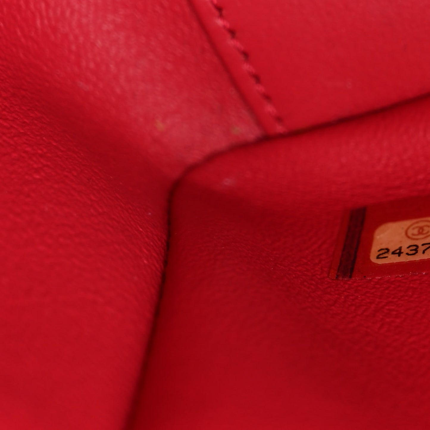 Caviar Quilted Large Business Affinity Flap Red