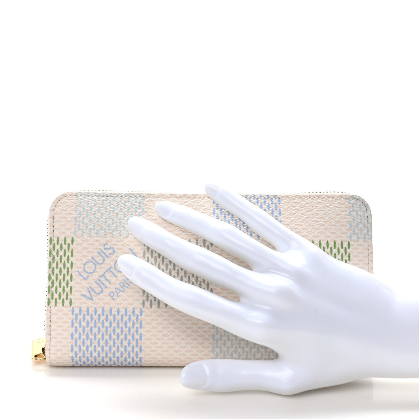 Damierlicious Zippy Wallet Pistachio Green