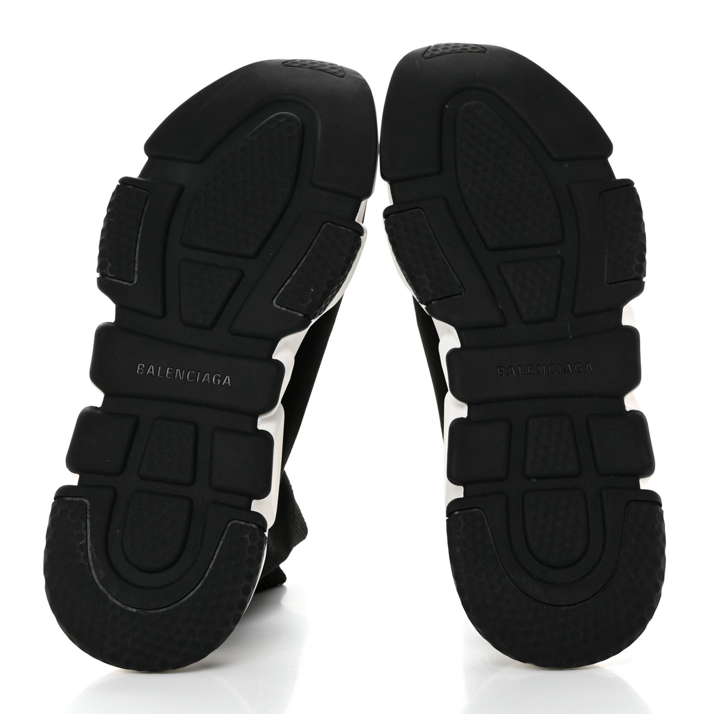 Neoprene Knit Mens Speed Sneakers 44 Black White