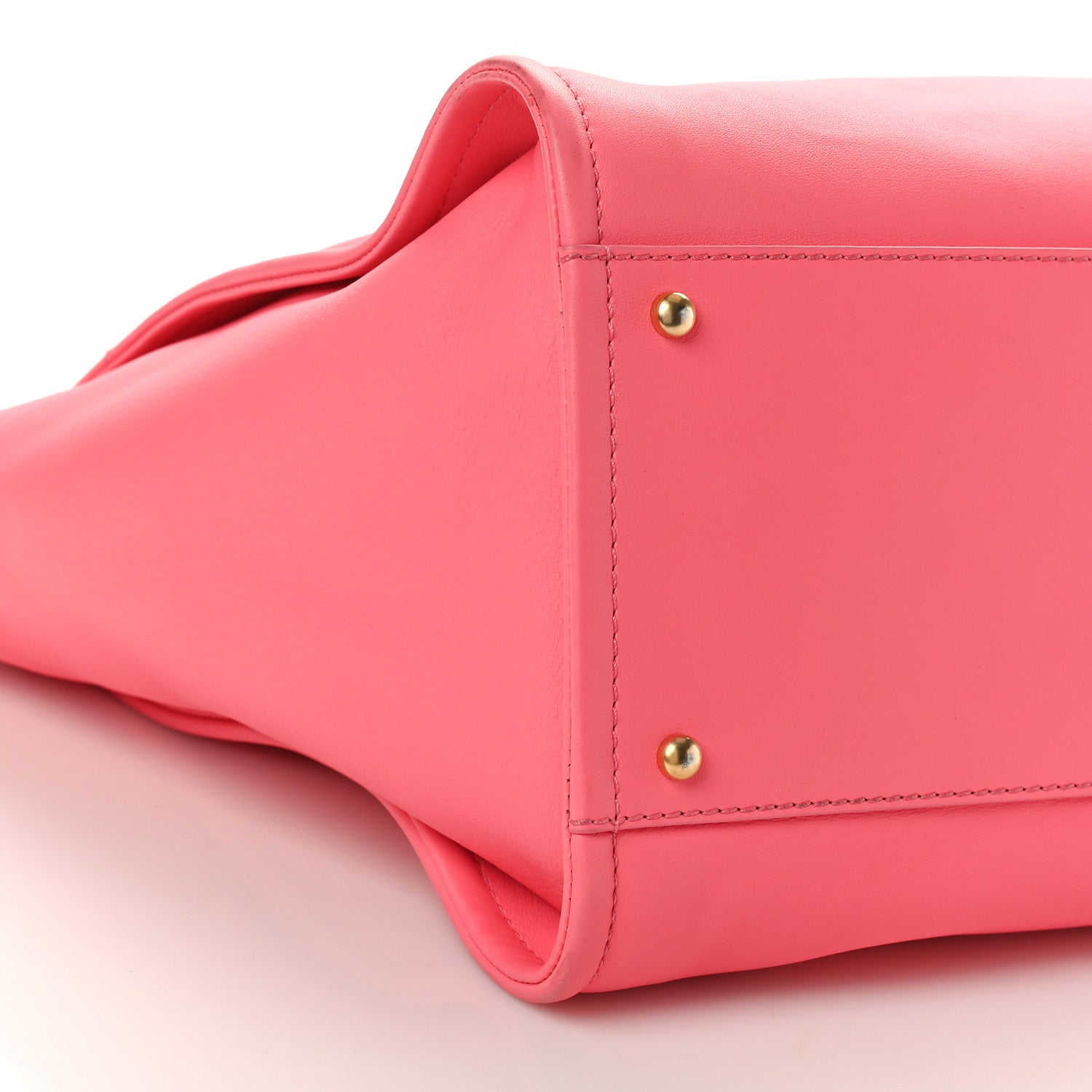 Chanel Calfskin Medium Deauville Tote Coral Pink 9 of 10