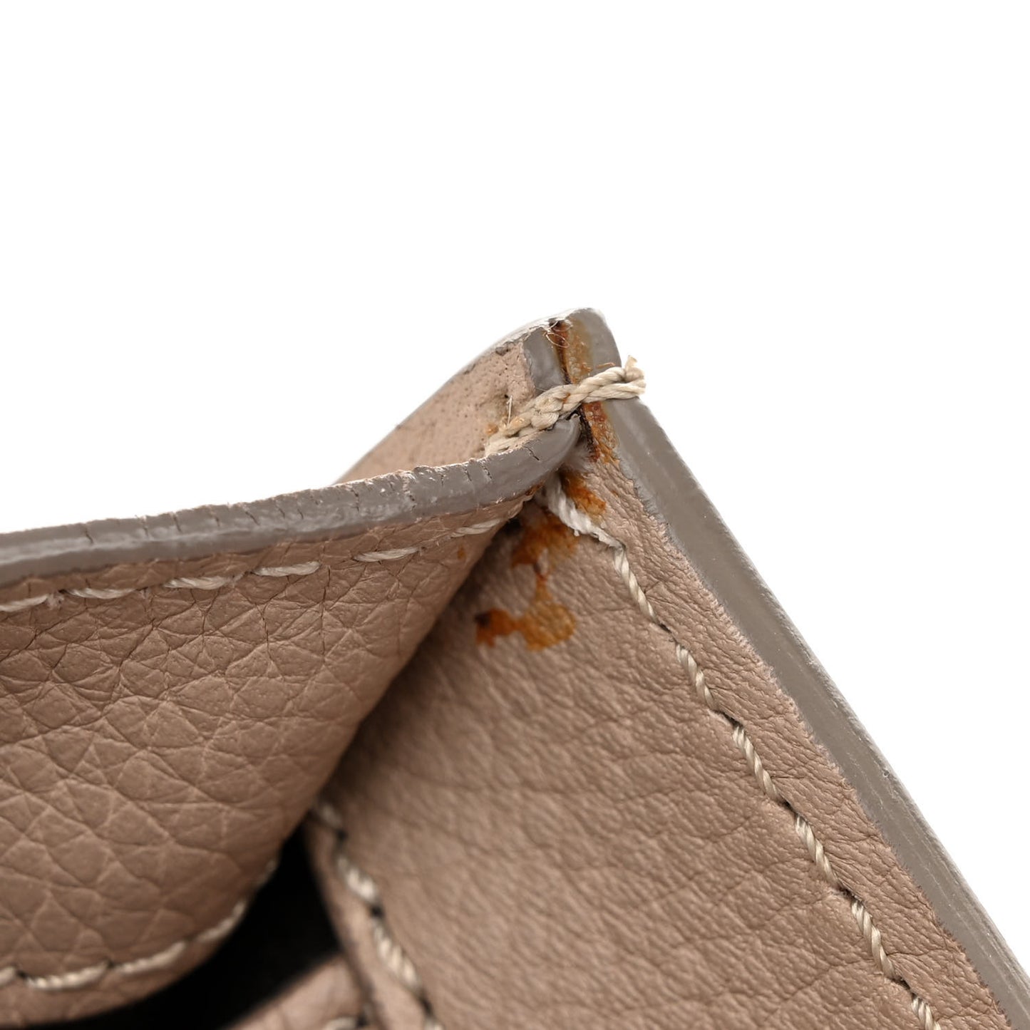 Drummed Calfskin Mini Luggage Dune