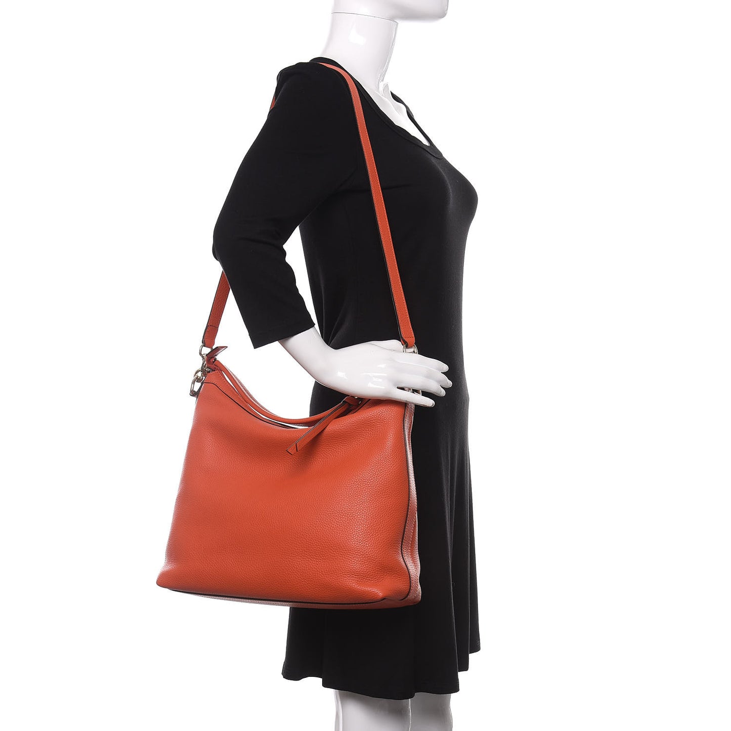 Cellarius Calfskin Small Miss GG Hobo New Dark Orange