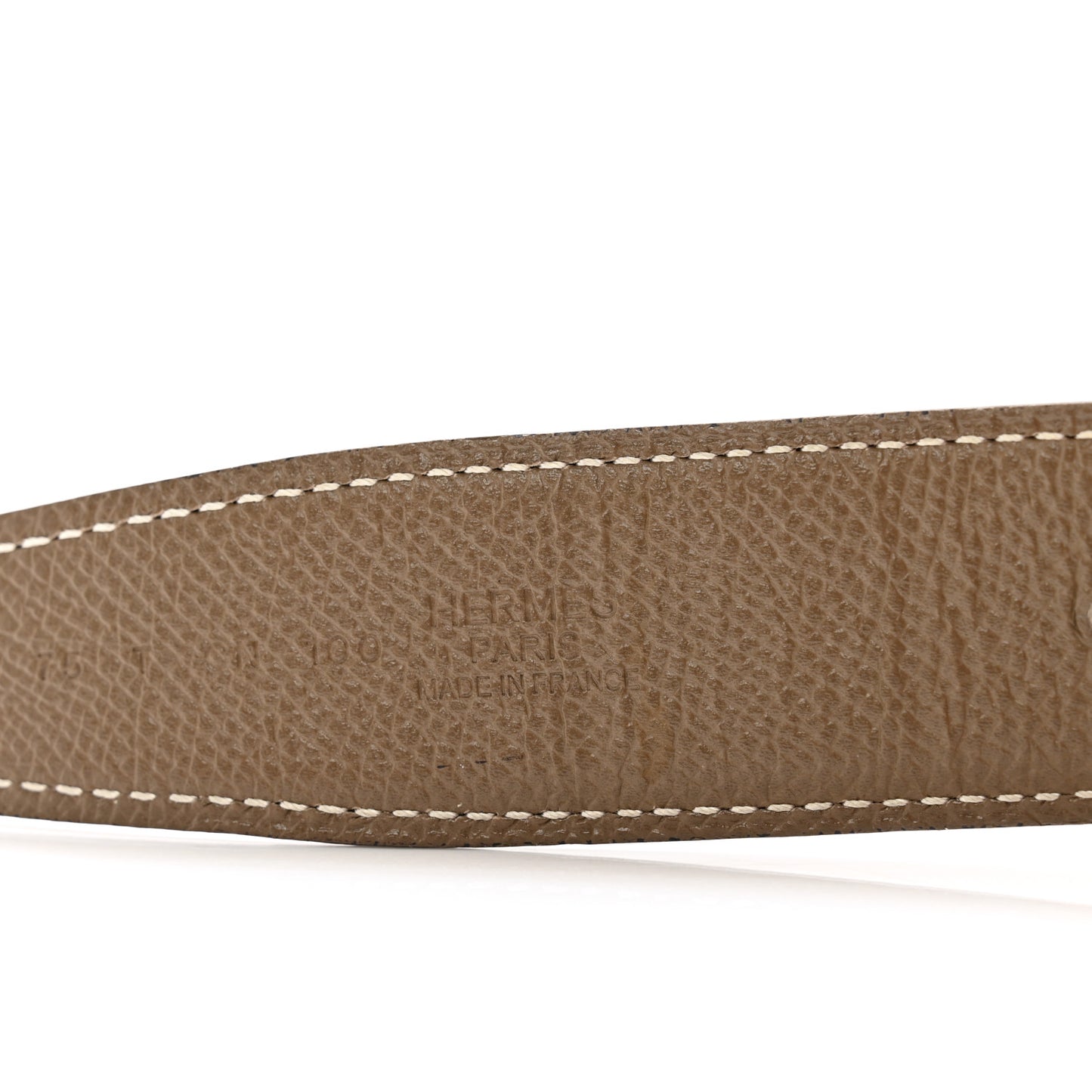 Swift Epsom 24mm Mini Constance H Belt 75 30 Black Etoupe