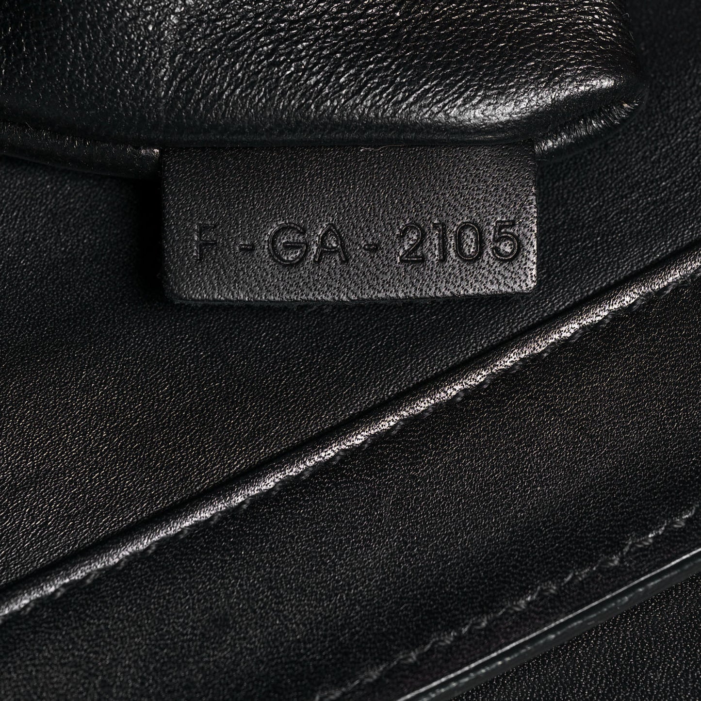 Felt Smooth Calfskin Micro Tri-Color Luggage Brown Black