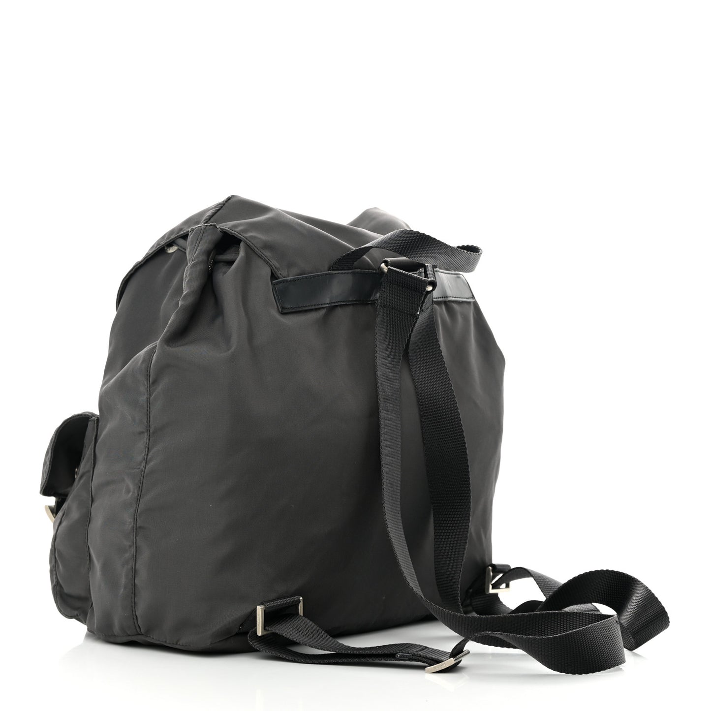 Nylon Vela Large Backpack Ardesia