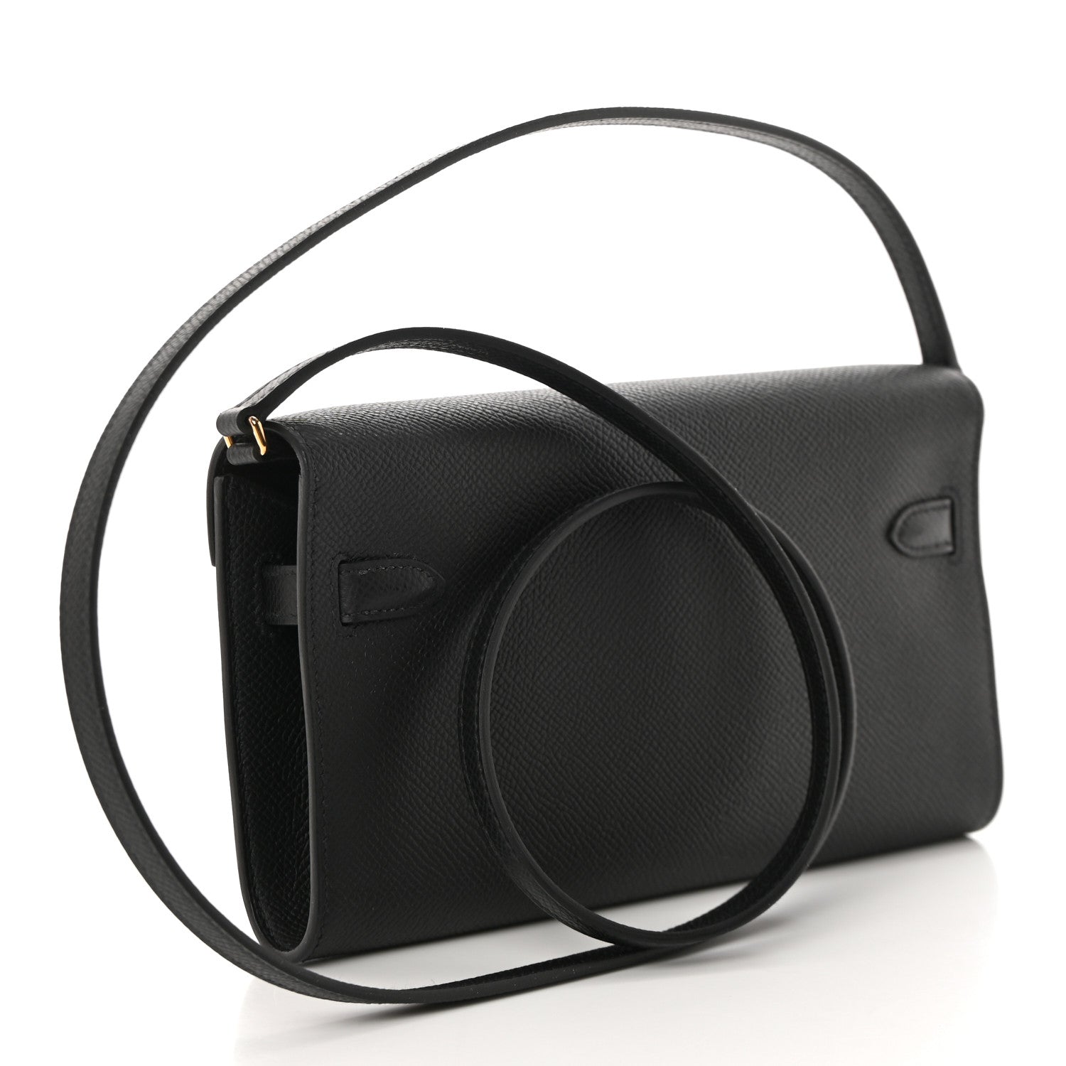 Hermes Epsom Kelly Wallet To Go Black 3 of 11