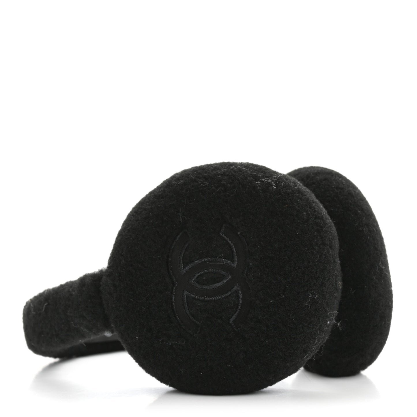 Shearling CC Ear Muffs Black