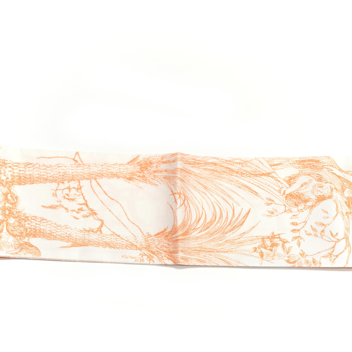 Silk ABCDior "S" Mitzah Scarf Rose
