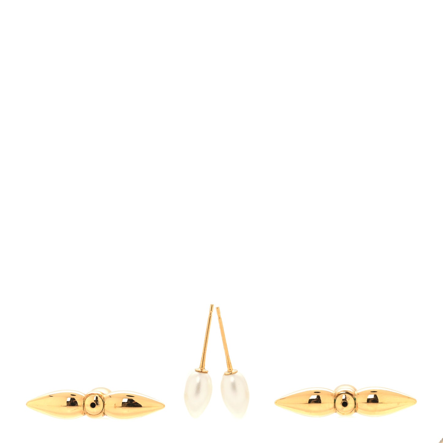 Pearl Louisette By Night Earrings Gold