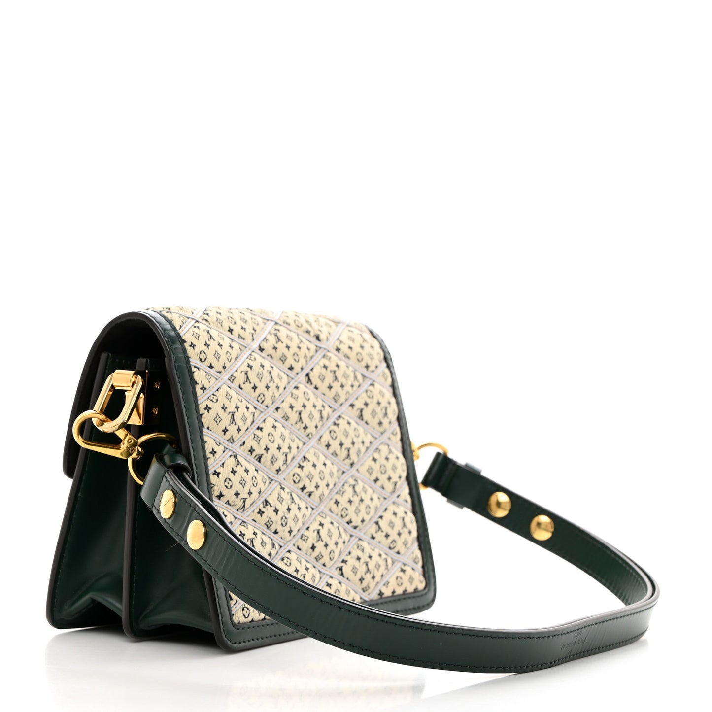 Denim Printed Monogram Dauphine Mini