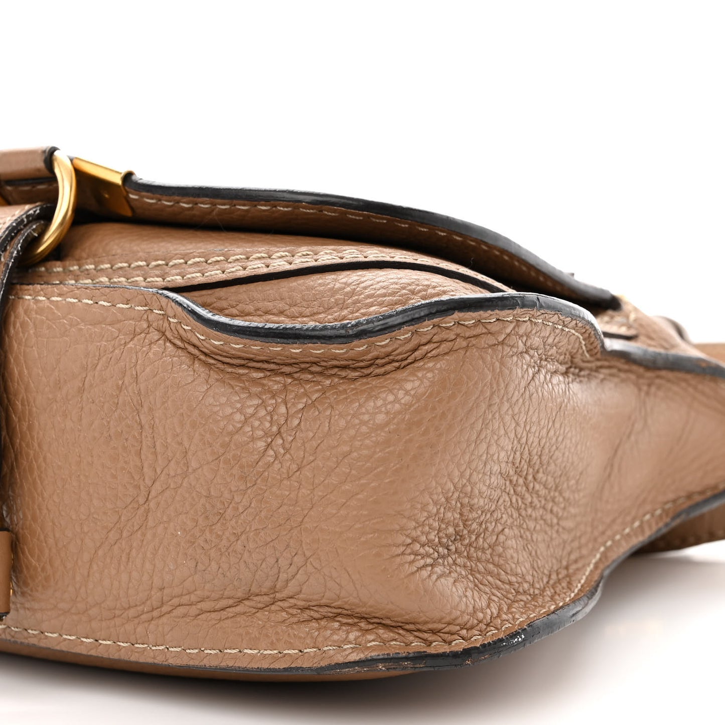 Calfskin Mini Marcie Satchel Nut