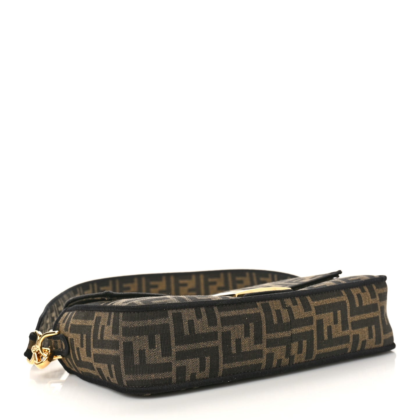 Fabric Jacquard FF 1974 Medium Baguette Tobacco Moro Black