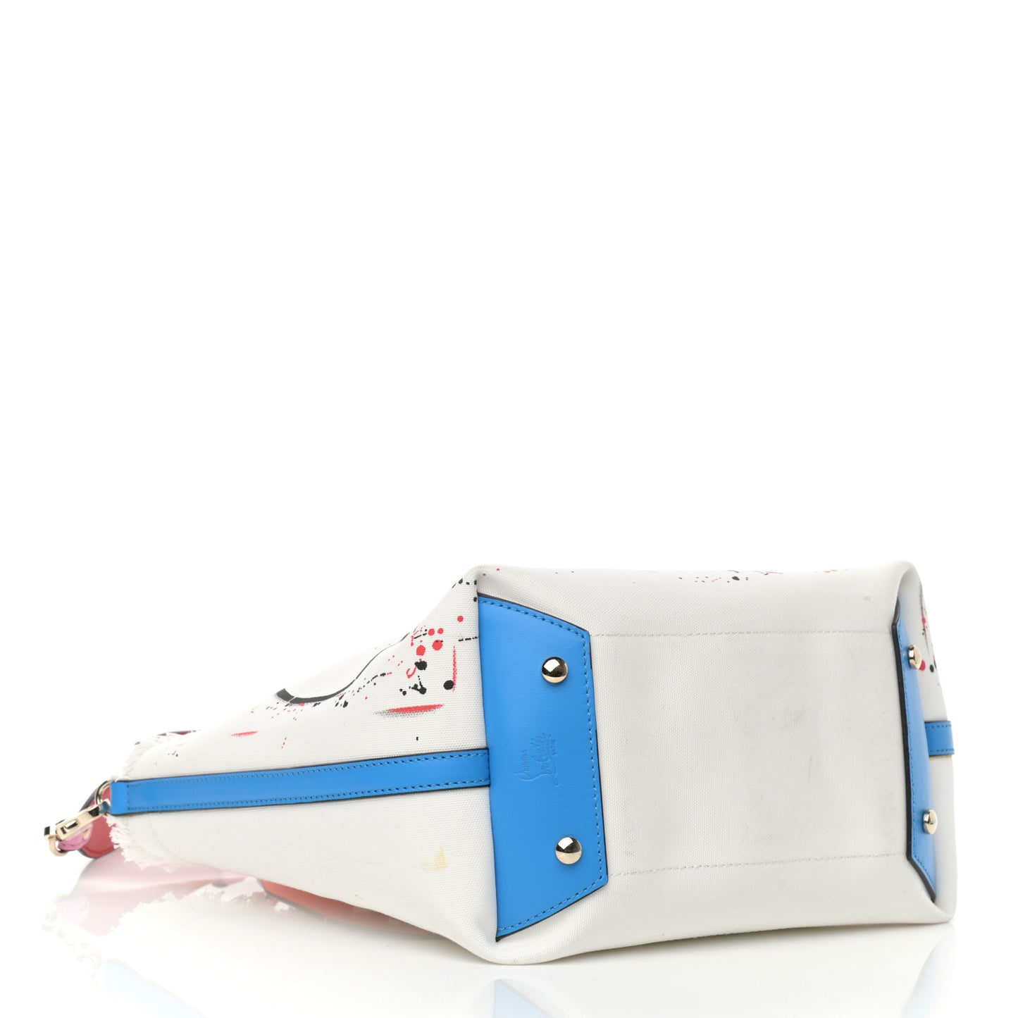 Canvas Frangibus Tote White Multicolor