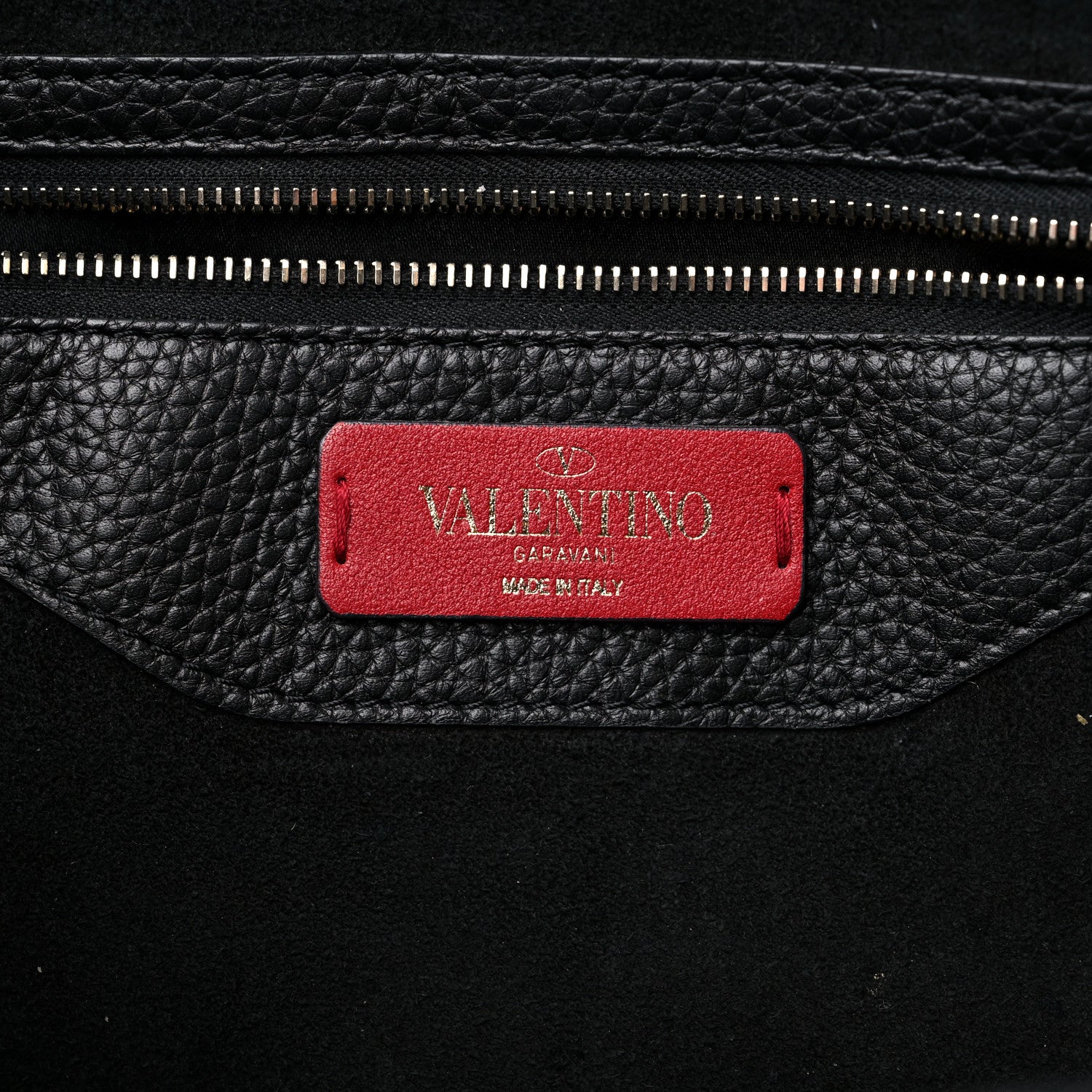 Valentino Garavani Grained Calfskin Small Rockstud Shoulder Tote Black 6 of 13